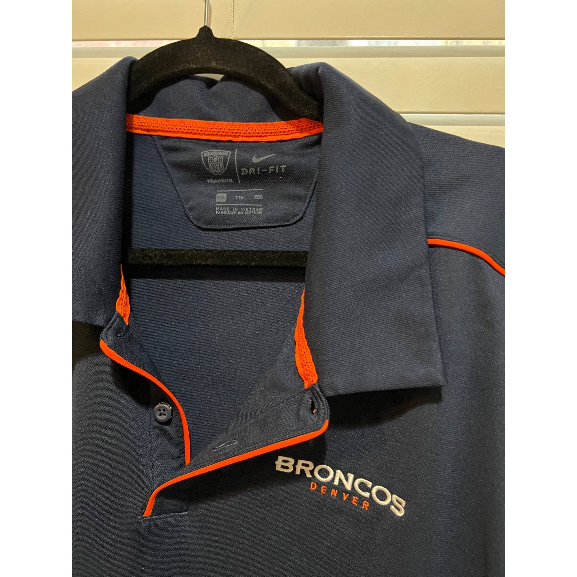 Nike Nike Denver Broncos Polo Shirt - Size XXL Size US XXL / EU 58 / 5 - 2 Thumbnail