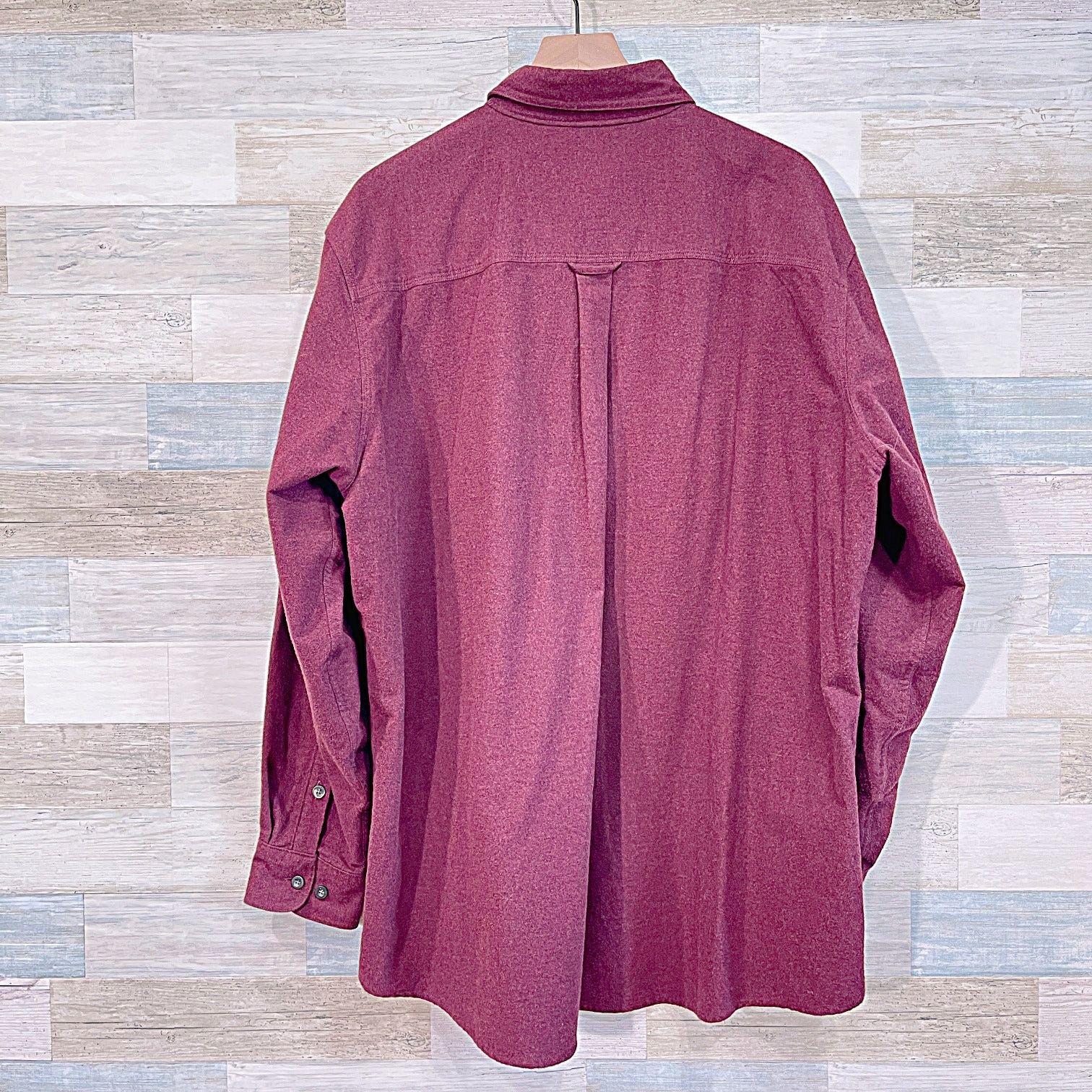 Woolrich Woolen Mills Woolrich Flannel Chamois Cloth Shirt Ruby Red Mens XL Size US XL / EU 56 / 4 - 3 Thumbnail