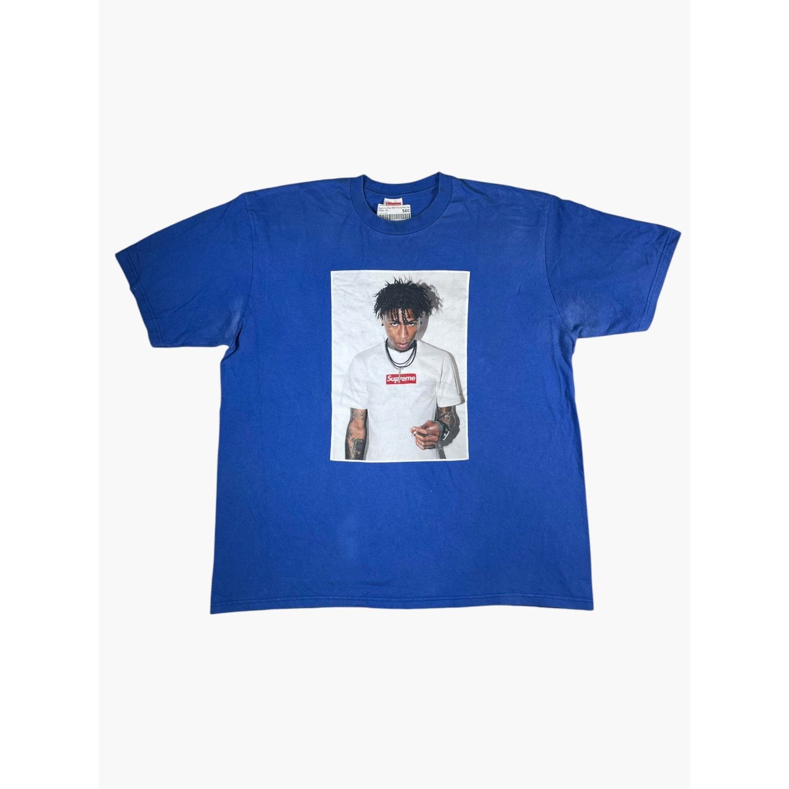 Supreme Supreme NBA Young Boy Blue Tee Size US XL / EU 56 / 4 - 1 Thumbnail