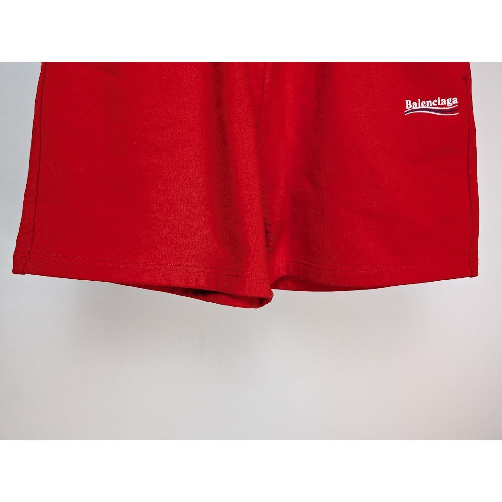 Balenciaga o1rshd1 Sweat Shorts in Bright Red Size US 36 / EU 52 - 7 Thumbnail