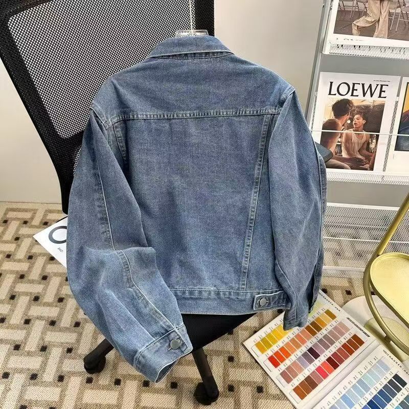 Vintage Light Blue Washed Denim Trucker Jacket Size US M / EU 48-50 / 2 - 3 Thumbnail