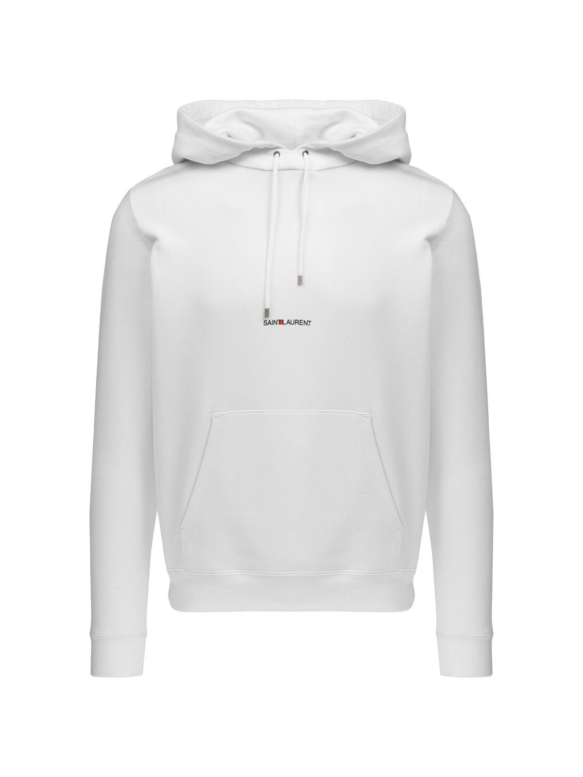 Saint Laurent Paris Saint Laurent logo white hoodie Size US S / EU 44-46 / 1 - 1 Thumbnail