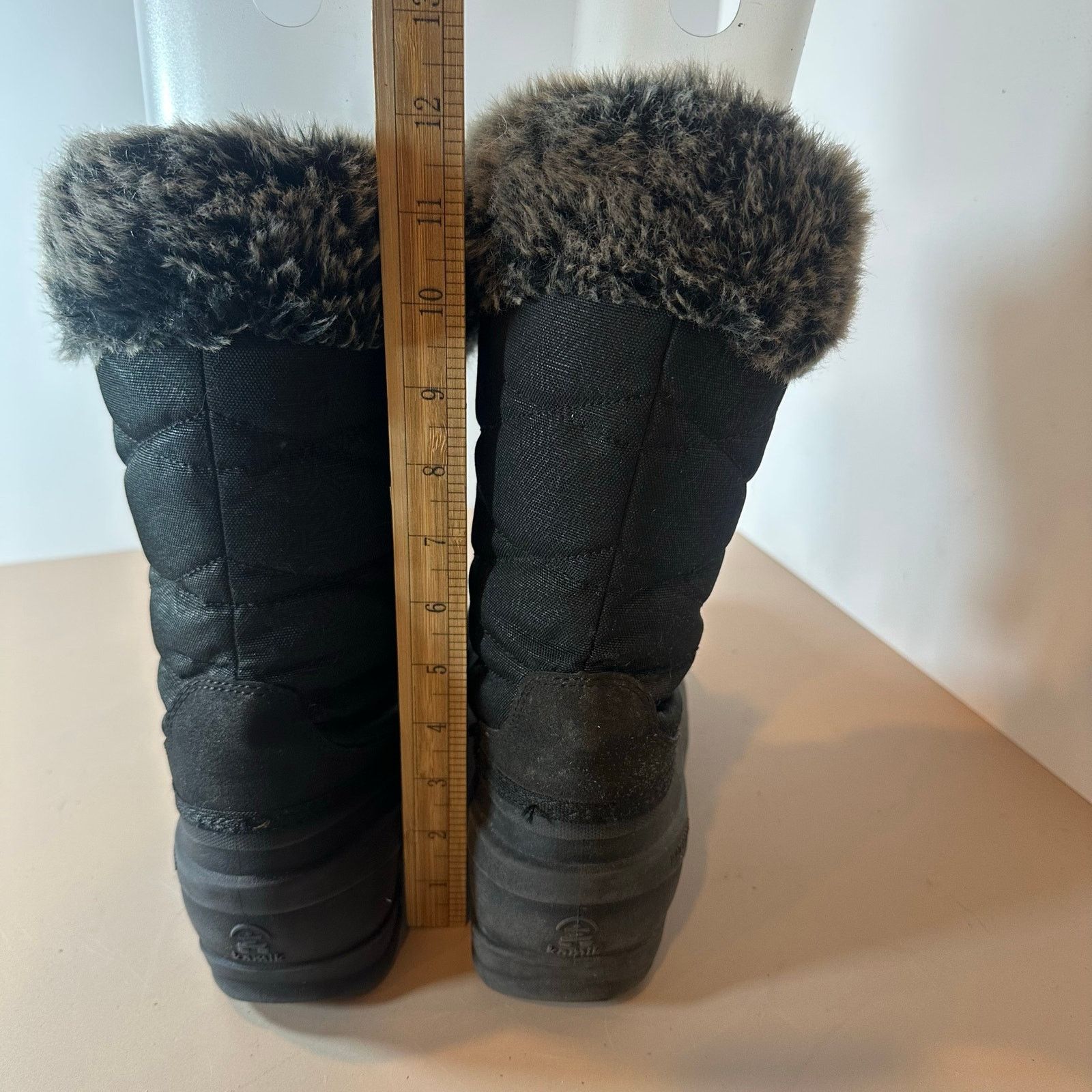 Other Kamik Momentum 3 Black Winter Snow Boots Faux Fur Women's 11 Size US 11 / IT 41 - 10 Thumbnail