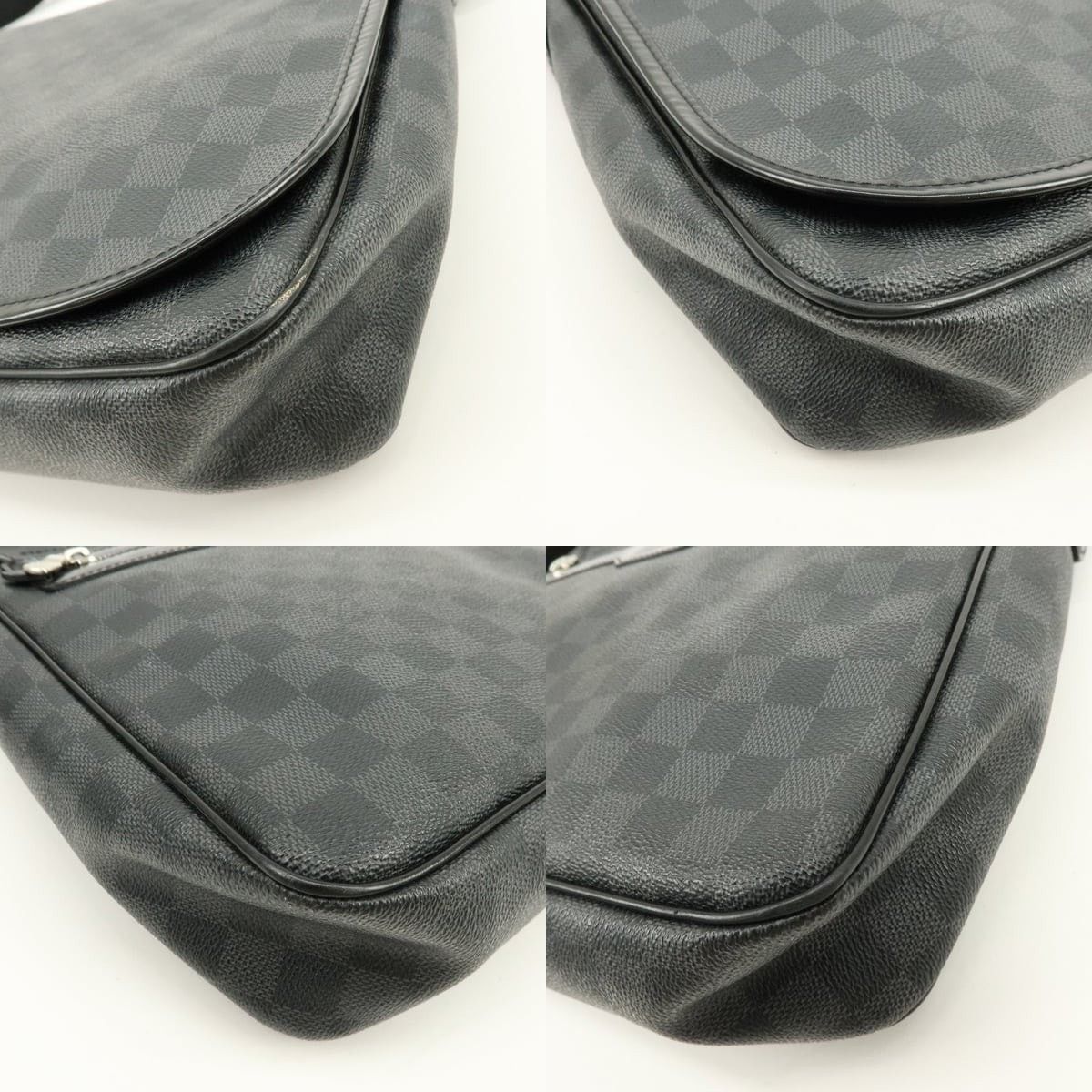 Louis Vuitton Louis Vuitton Damier Graphite Daniel MM Messenger Bag Gray Size ONE SIZE - 5 Thumbnail
