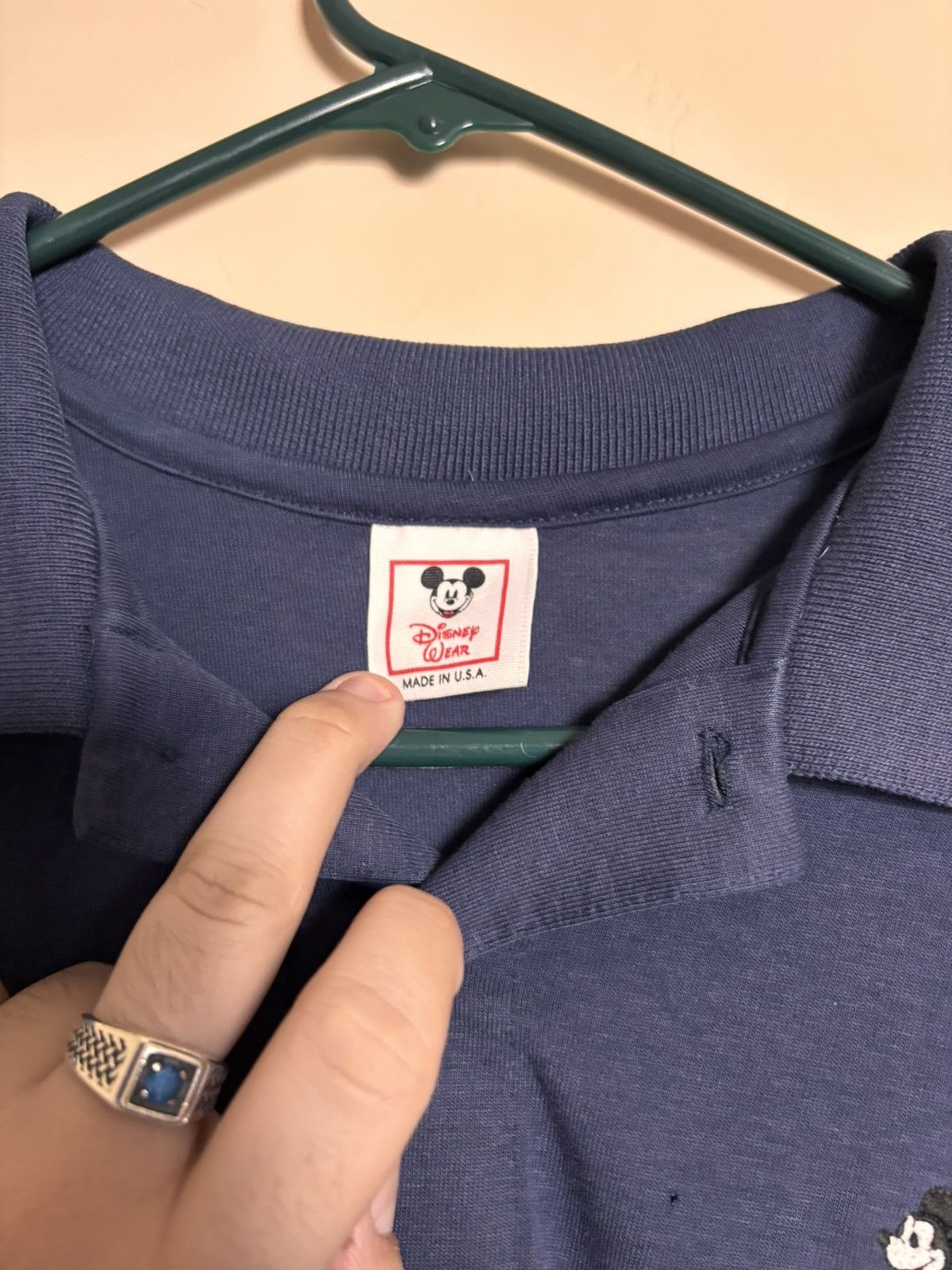 Disney Vintage USA Micky Mouse Embroidered Polo Size US XL / EU 56 / 4 - 4 Thumbnail