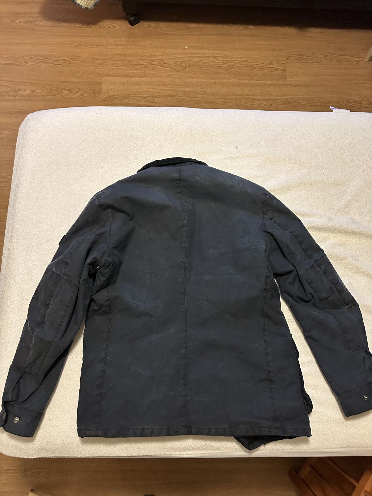Barbour Barbour International men's Duke wax jacket medium navy Size US M / EU 48-50 / 2 - 3 Thumbnail