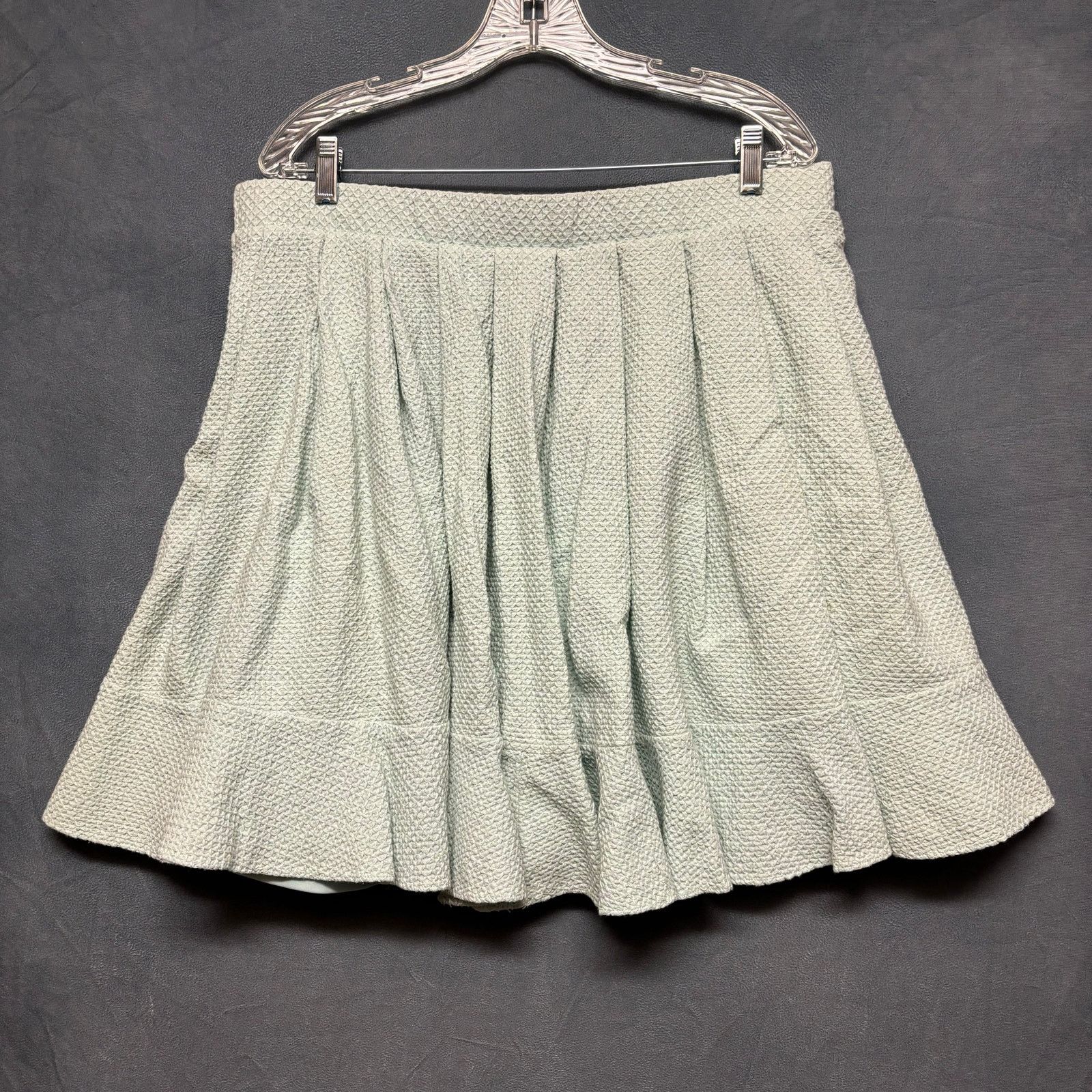 Other Torrid Skirt Plus Size 18 Seersucker Beachy Pleated Swing Size 36" / US 14 / IT 50 - 8 Thumbnail