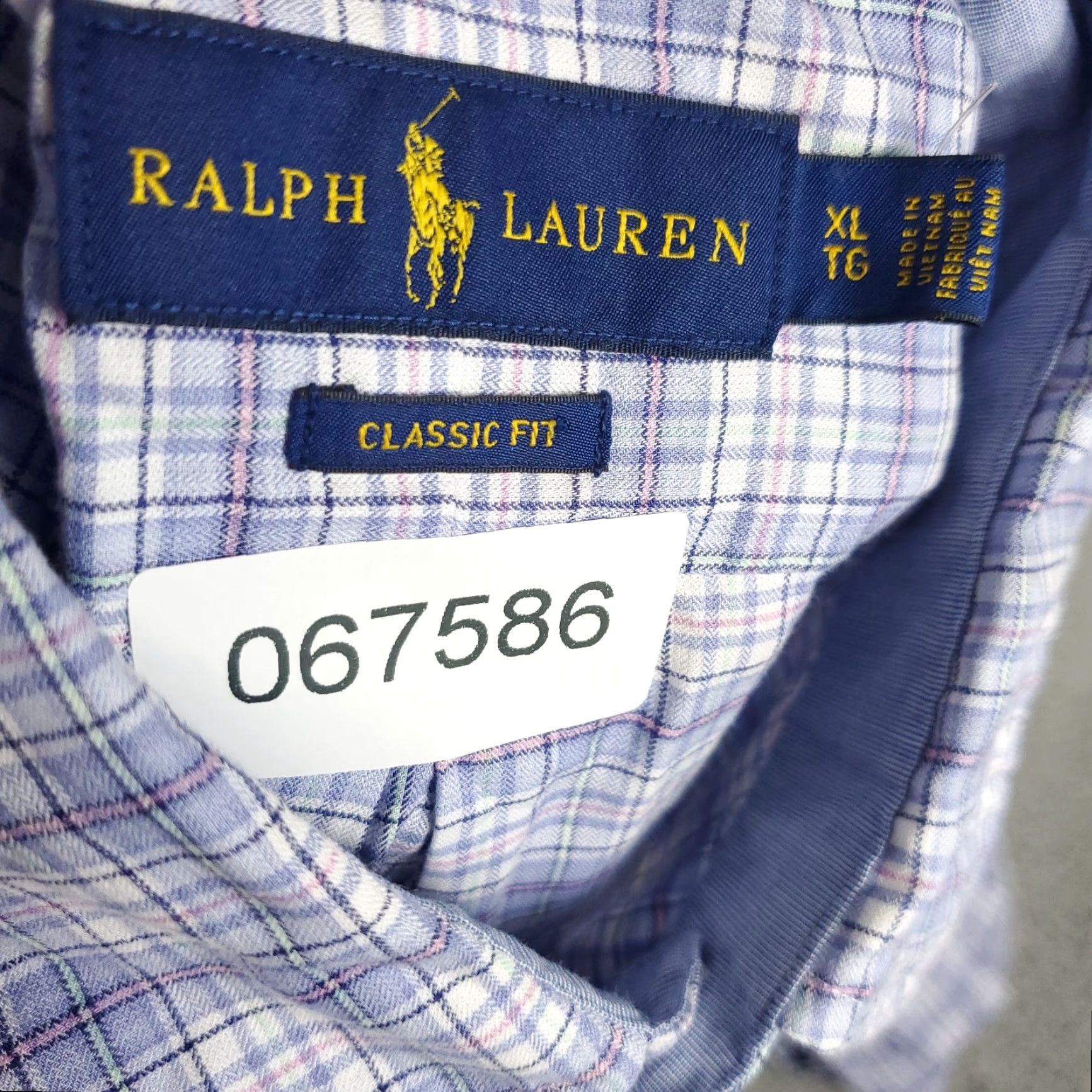 Ralph Lauren Ralph Lauren Shirt Mens XL Blue Plaid Pony Classic Fit Button Up Short Sleeve Size US XL / EU 56 / 4 - 8 Thumbnail