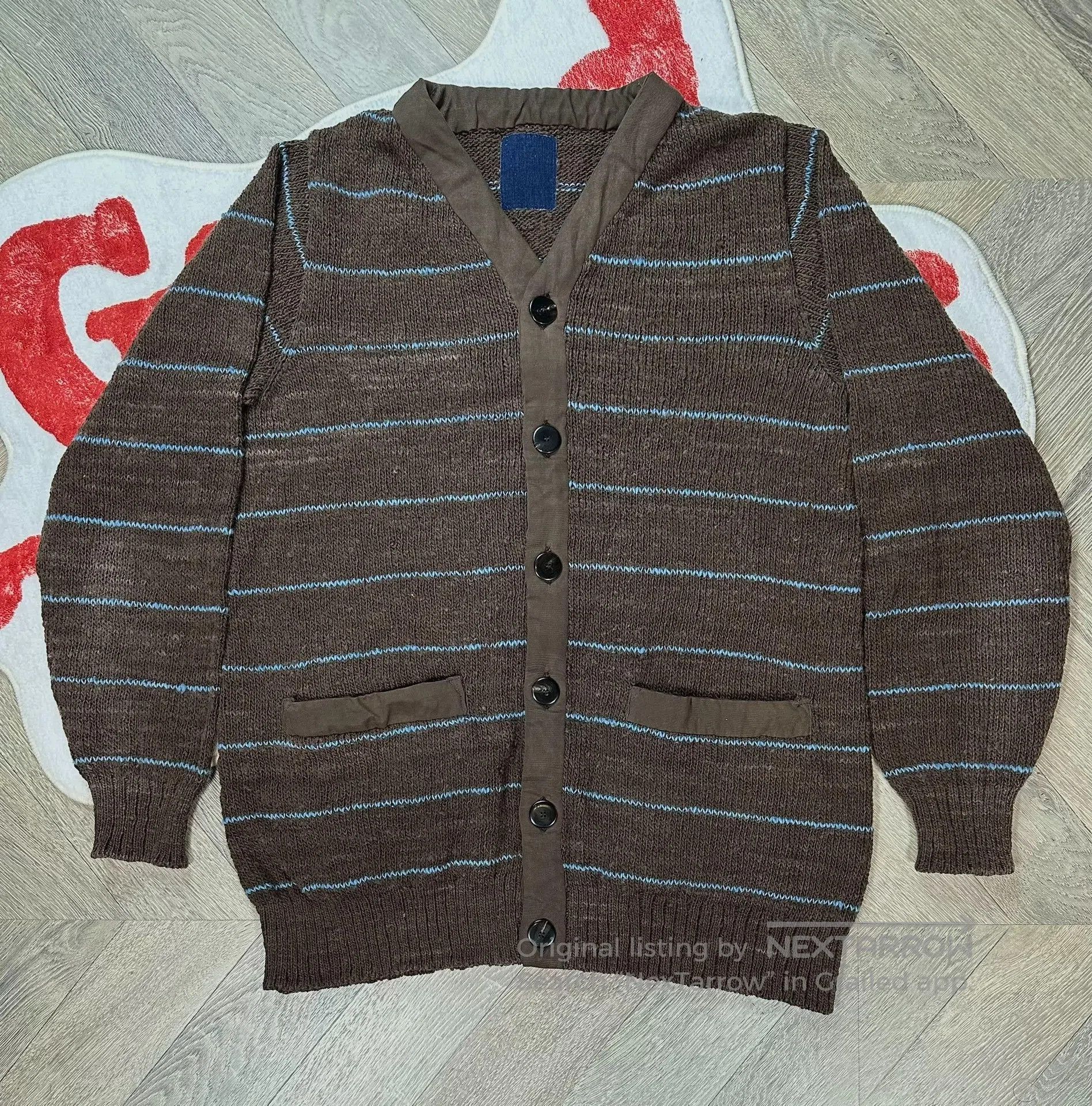 Visvim visvim selmer long cardigan with blue stripes. Size US M / EU 48-50 / 2 - 1 Thumbnail