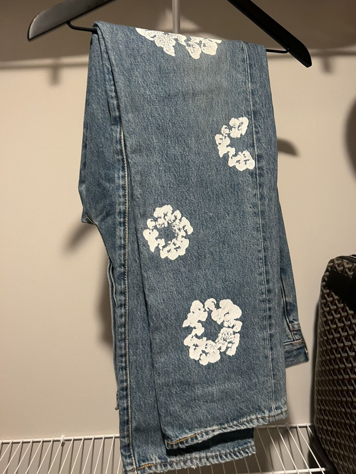 Evisu No.3 Baby Blue Daicock Raw Denim Jean