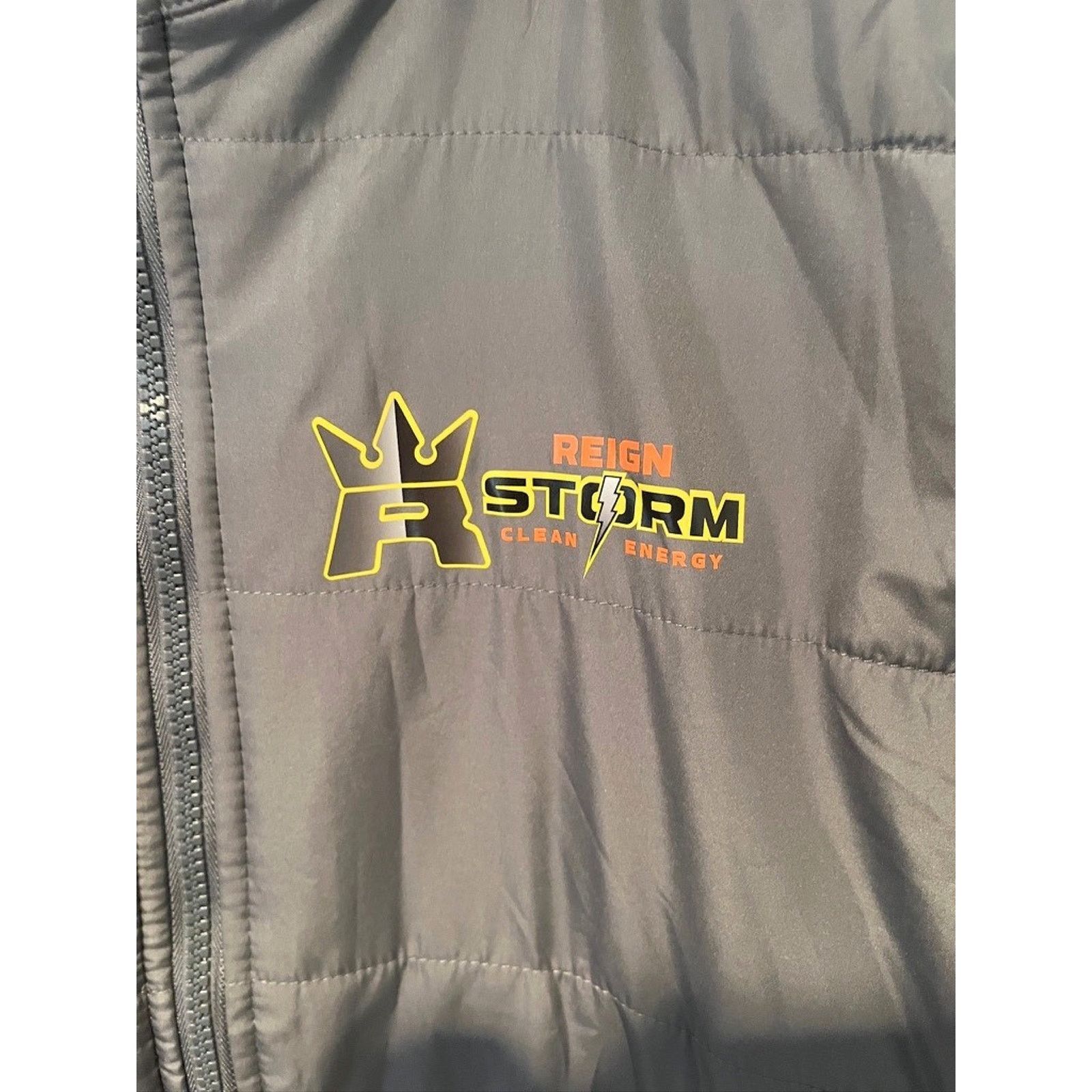 Port Authority Reign Storm Jacket Sz L Gray Puffer Zip Monster Energy Drink Size US L / EU 52-54 / 3 - 5 Thumbnail