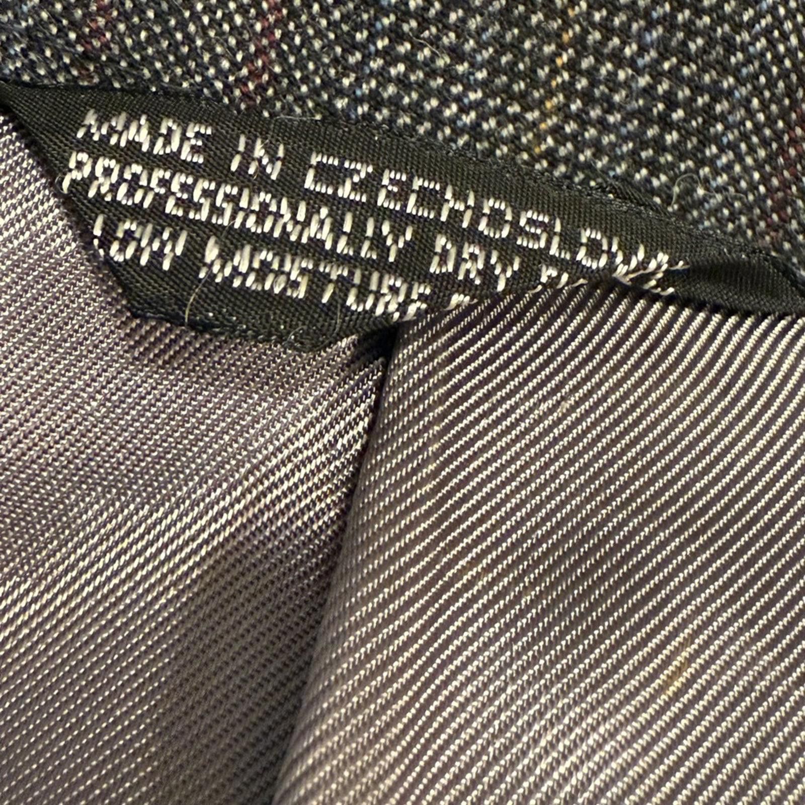 Other Pure Wool men’s black, gray & white classic knit suit blazer Size 40R - 9 Thumbnail