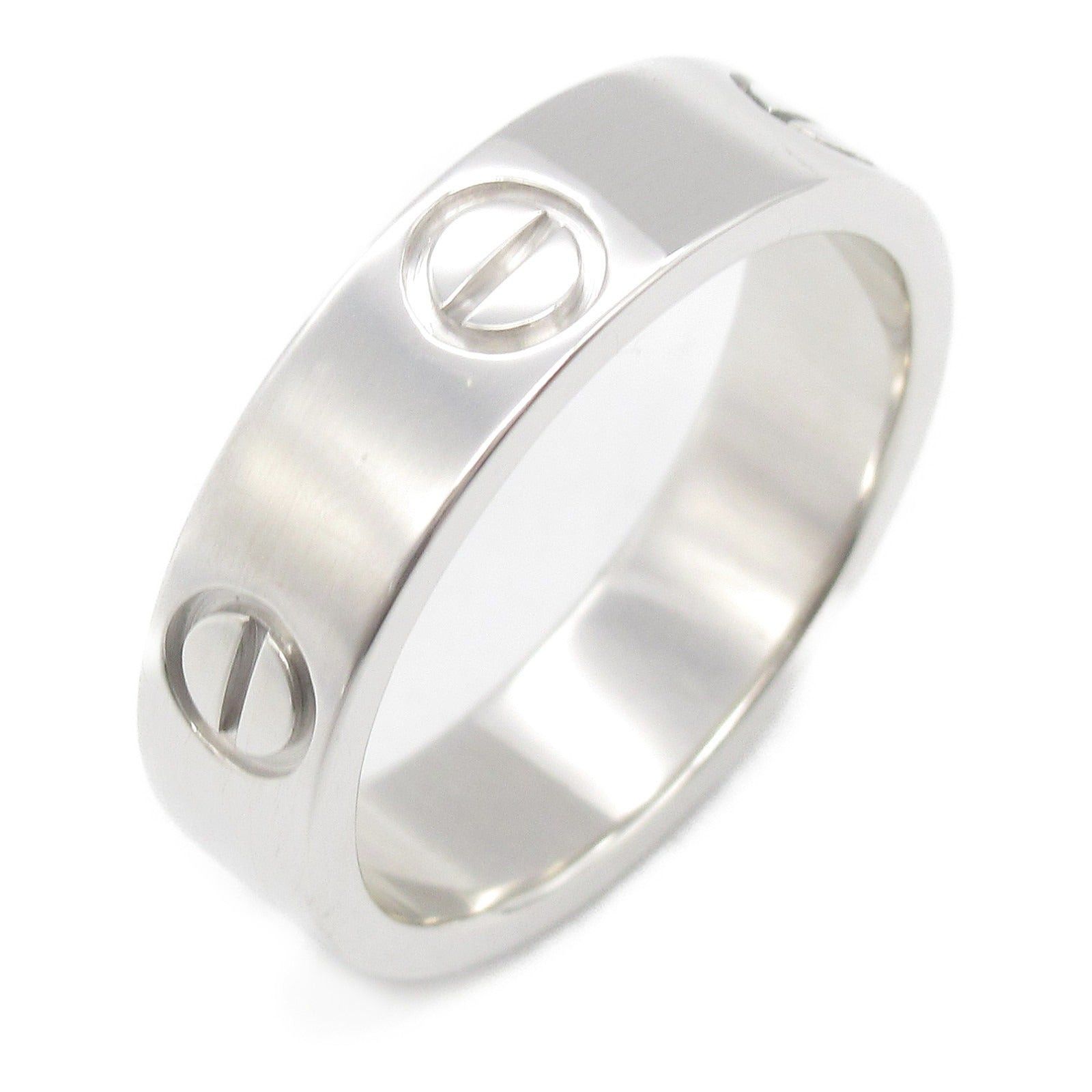 Cartier Cartier Love Ring K18Wg (White Gold) Silver Size ONE SIZE - 1 Thumbnail