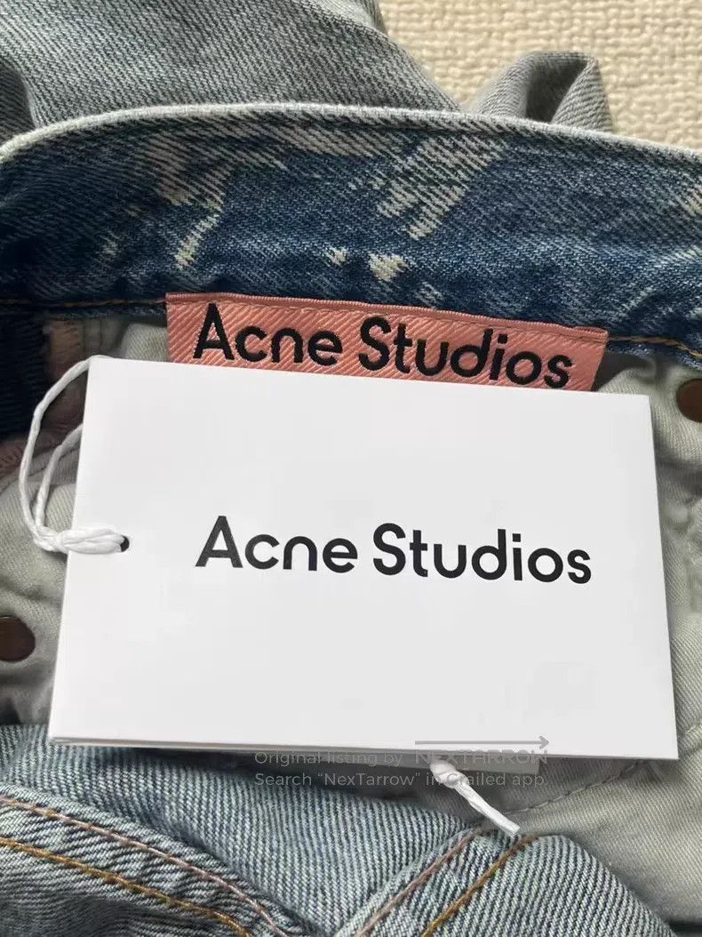 Acne Studios Acne Studios 2021M Vintage Mid-Rise Zipper Loose Straight Size US 29 - 4 Thumbnail