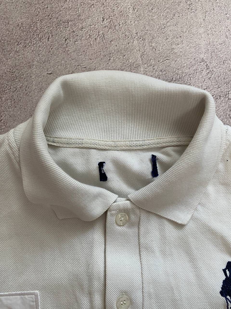 Polo Ralph Lauren × Vintage Polo Ralph Lauren England Japanese distressed rugby polo Size US L / EU 52-54 / 3 - 5 Thumbnail
