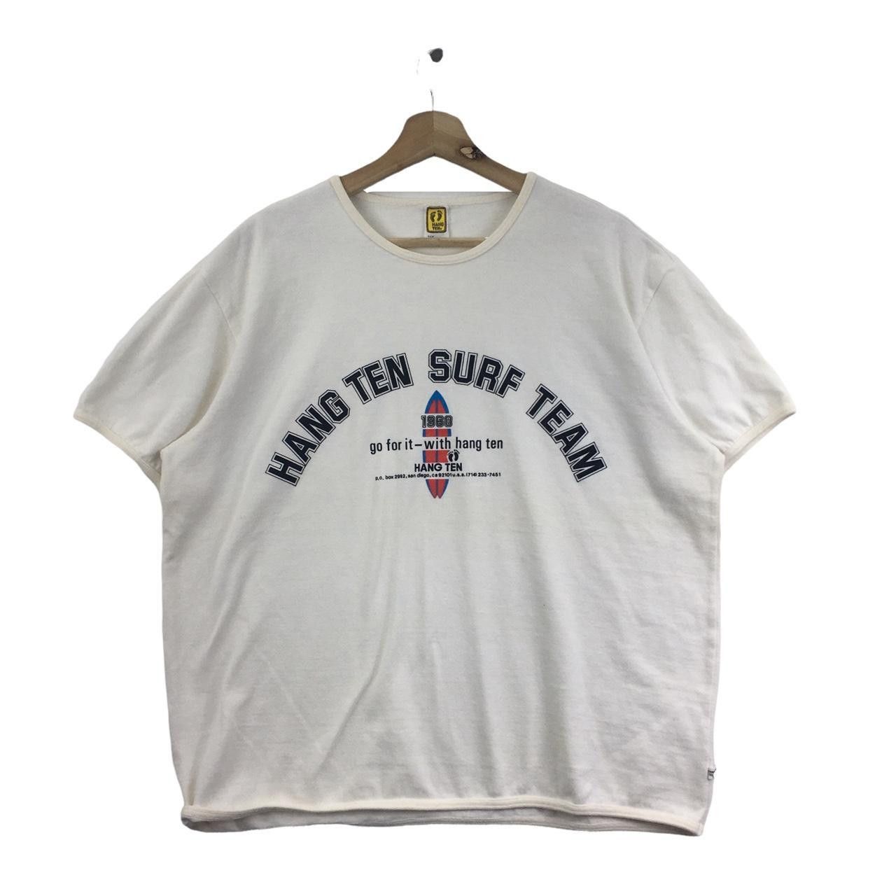 Hang Ten Vtg 80’ HANG TEN SURFING Hawaii Surf Team Tee Shirt Stock Size US L / EU 52-54 / 3 - 1 Thumbnail