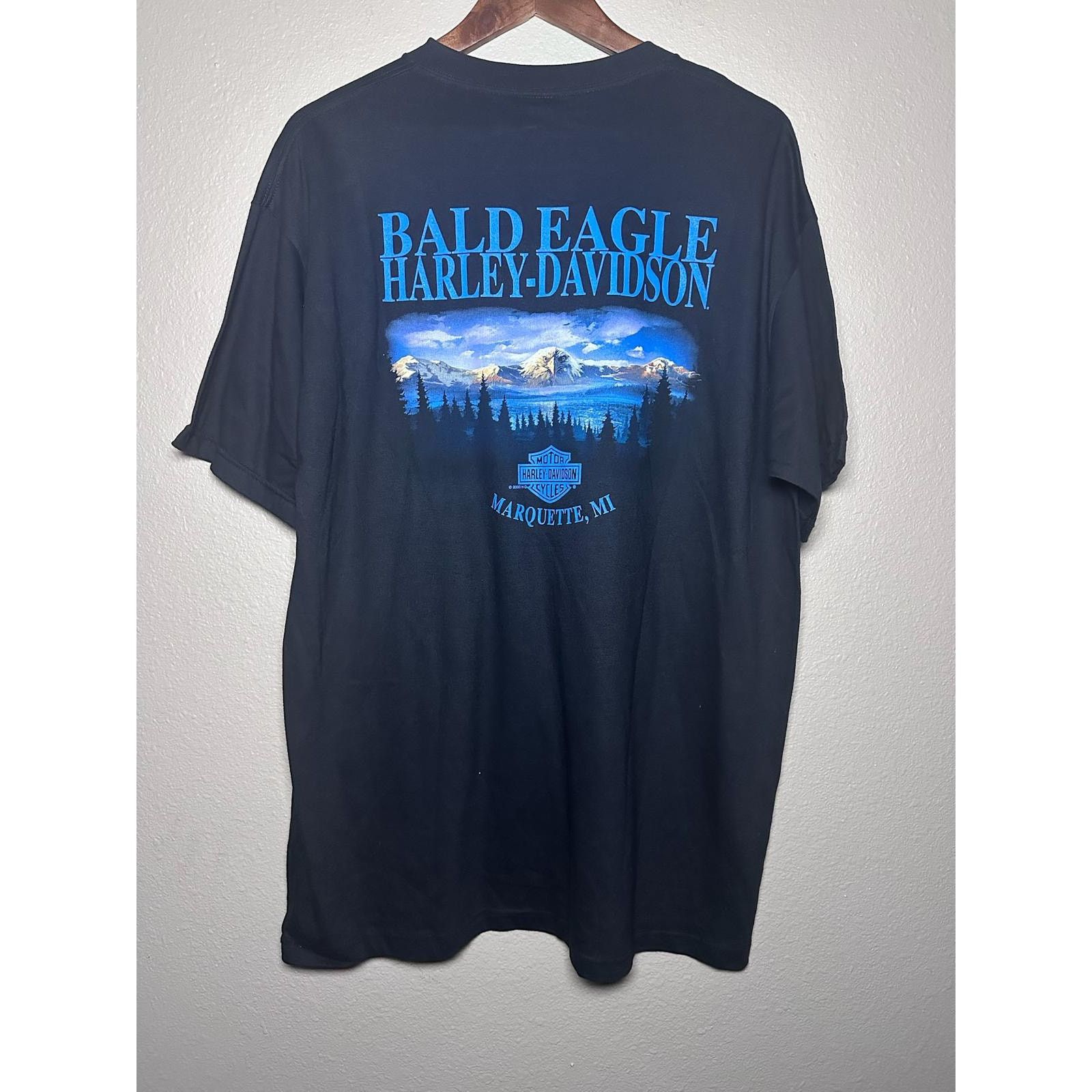 Harley Davidson 🔥 Harley-Davidson Flame Wolf & Eagle Tee – Size XL Size US XL / EU 56 / 4 - 2 Thumbnail