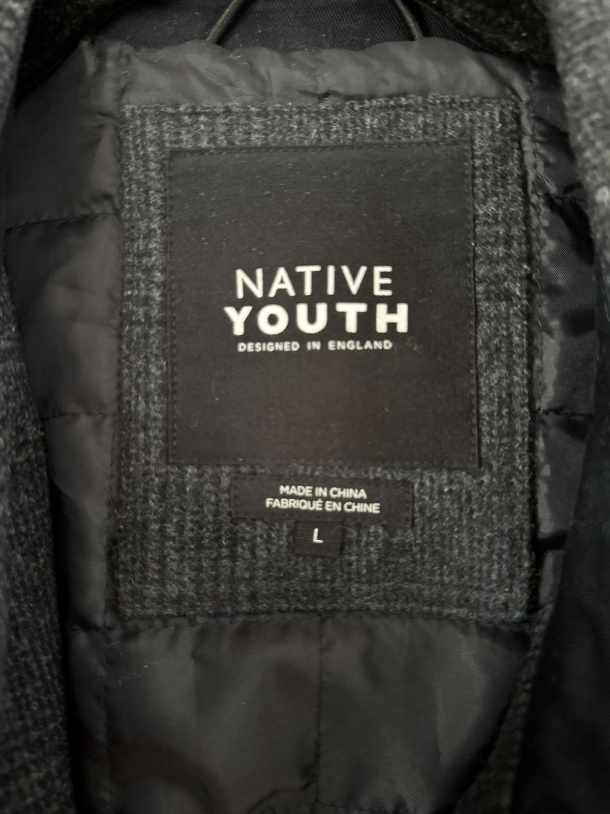 Native Youth Native Youth Wool Prince of Wales Plais Overcoat Size US L / EU 52-54 / 3 - 3 Thumbnail
