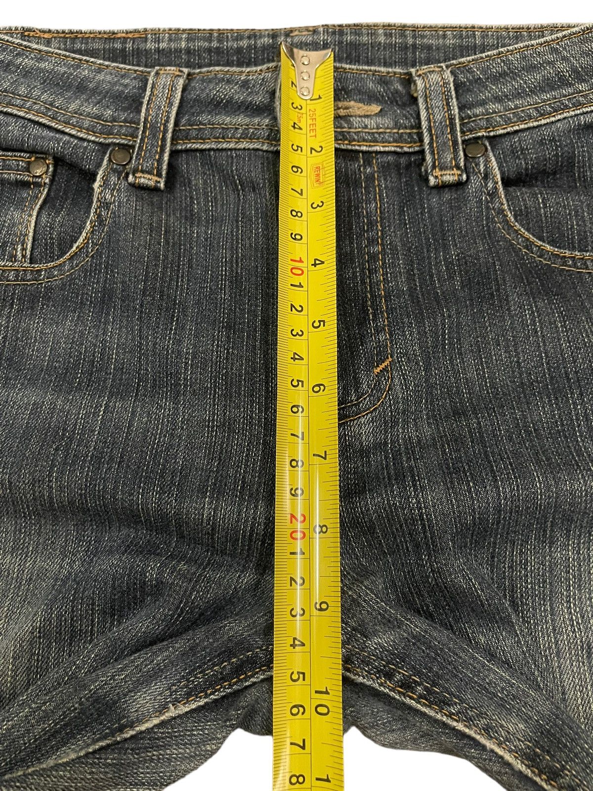 Edwin Vintage Edwin Japan Blue Wash Distress Style Bootcut Jeans Size 28" / US 6 / IT 42 - 13 Thumbnail