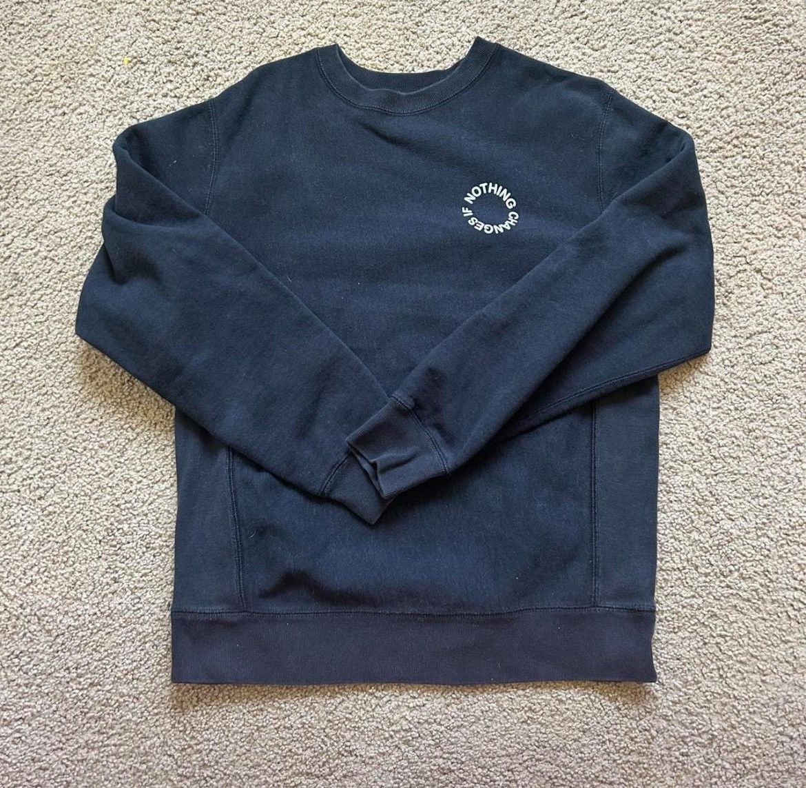 Other Nothing Changes if Nothing Changes Black Haerfest Crewneck Size US M / EU 48-50 / 2 - 1 Thumbnail