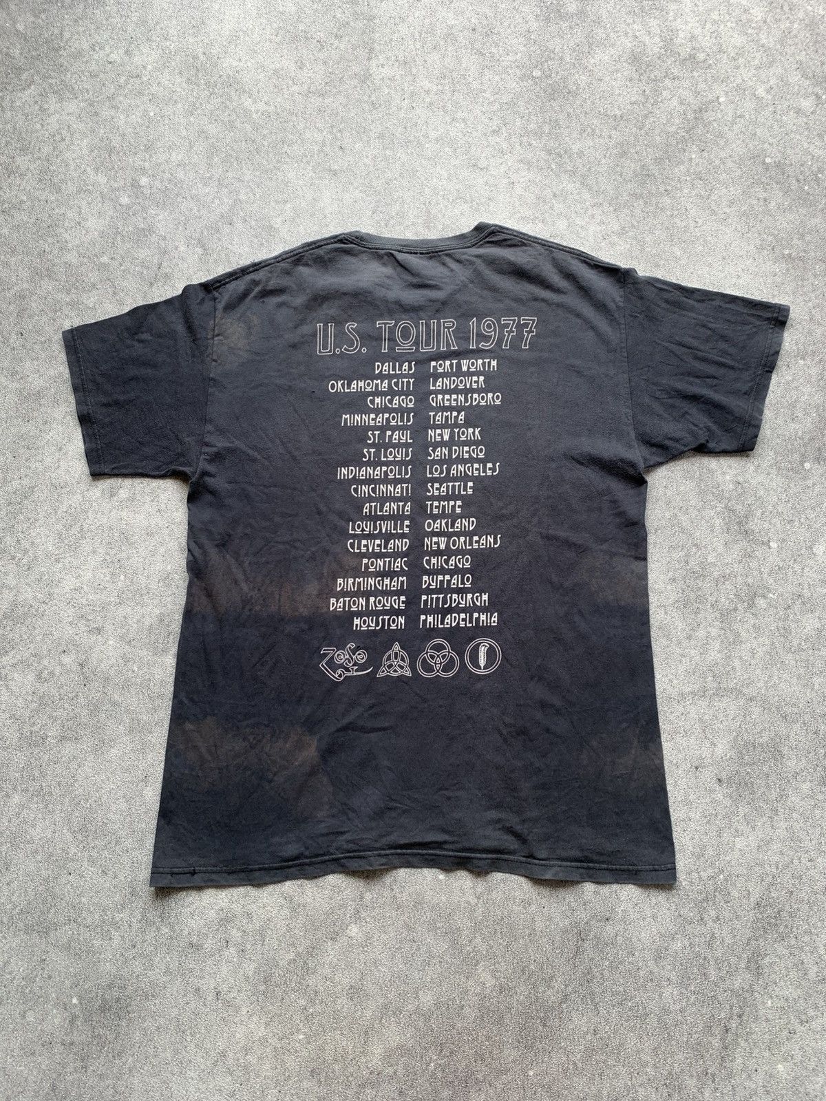 Band Tees 90's Led Zeppelin Us Tour 1977 Size US L / EU 52-54 / 3 - 2 Thumbnail