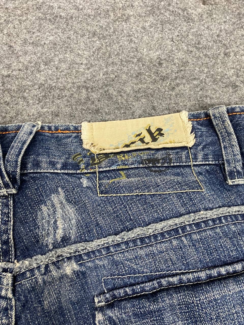 Japanese Brand berik japanese brands distressed style denim nice design Size US 35 - 5 Thumbnail