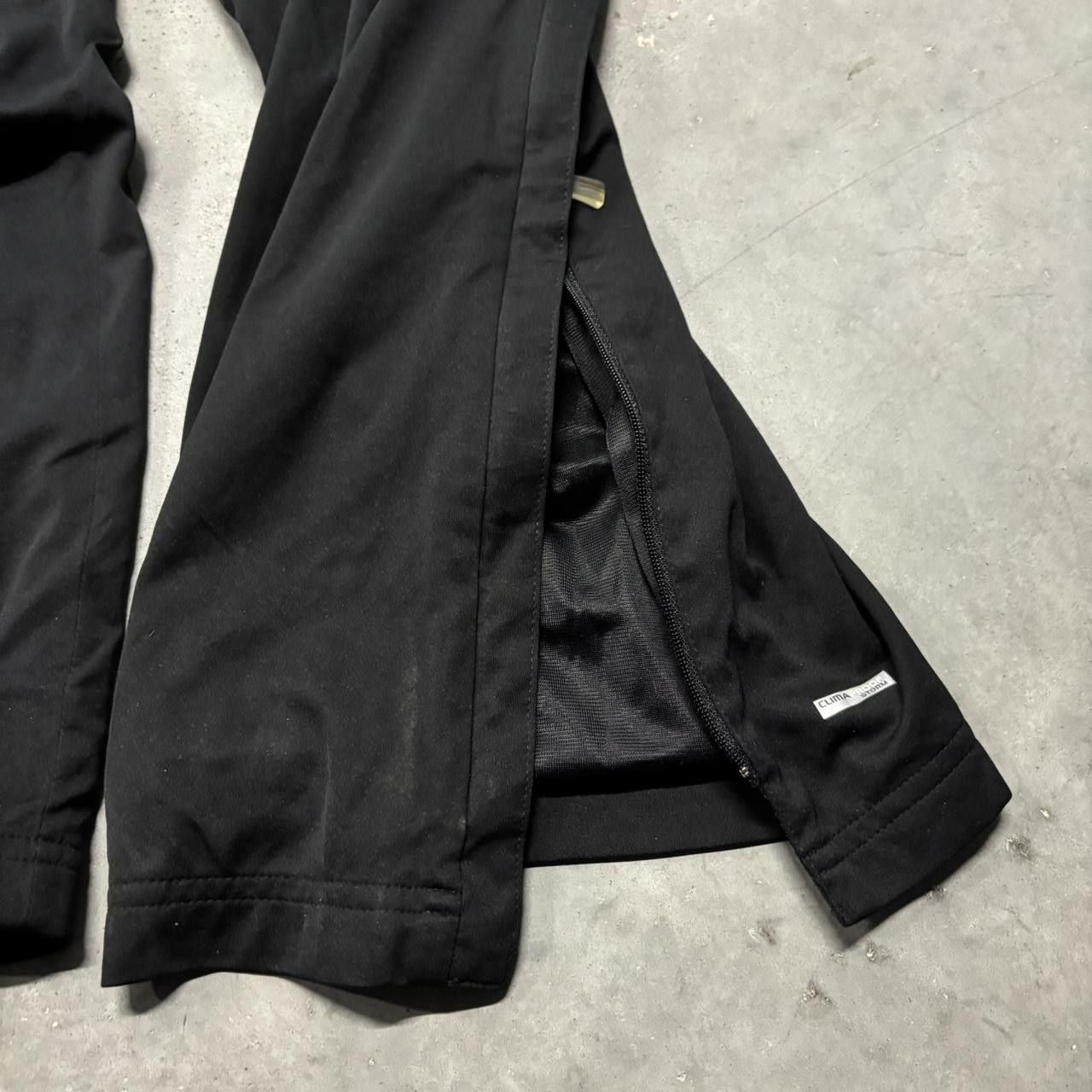Adidas × Vintage Crazy Vintage Y2K/2000s Black Adidas Essential Track Pants! Size US 34 / EU 50 - 7 Thumbnail