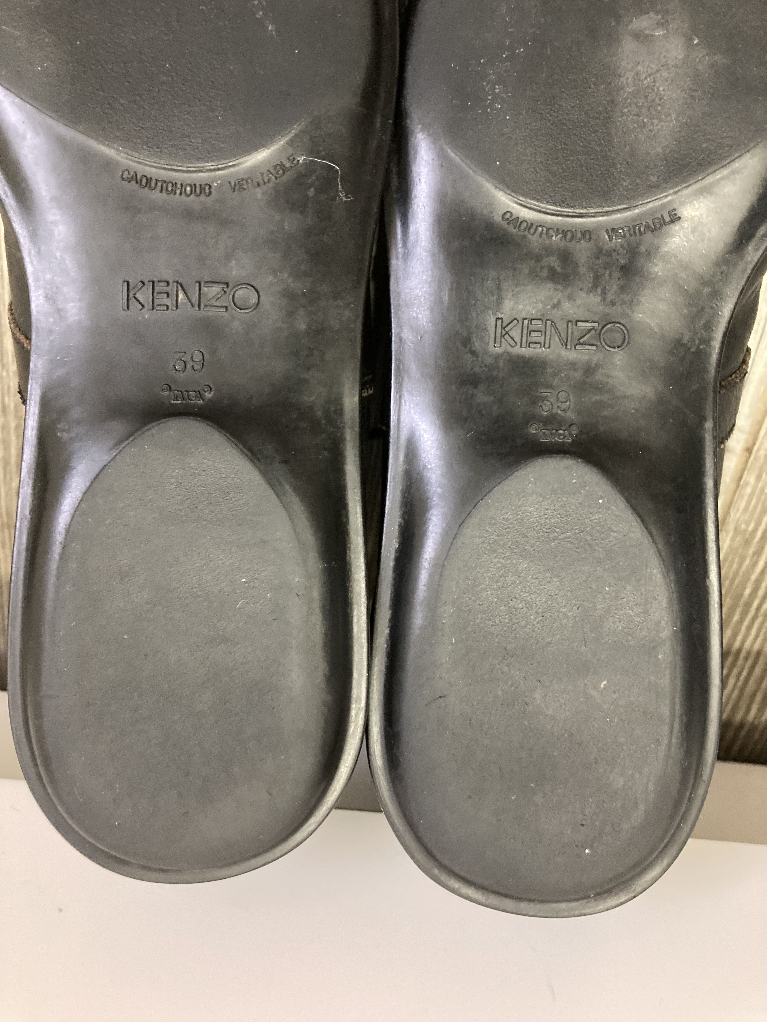 Kenzo Kenzo Ankle Boots Leather Lace Up Boots Size US 8 / IT 38 - 8 Thumbnail