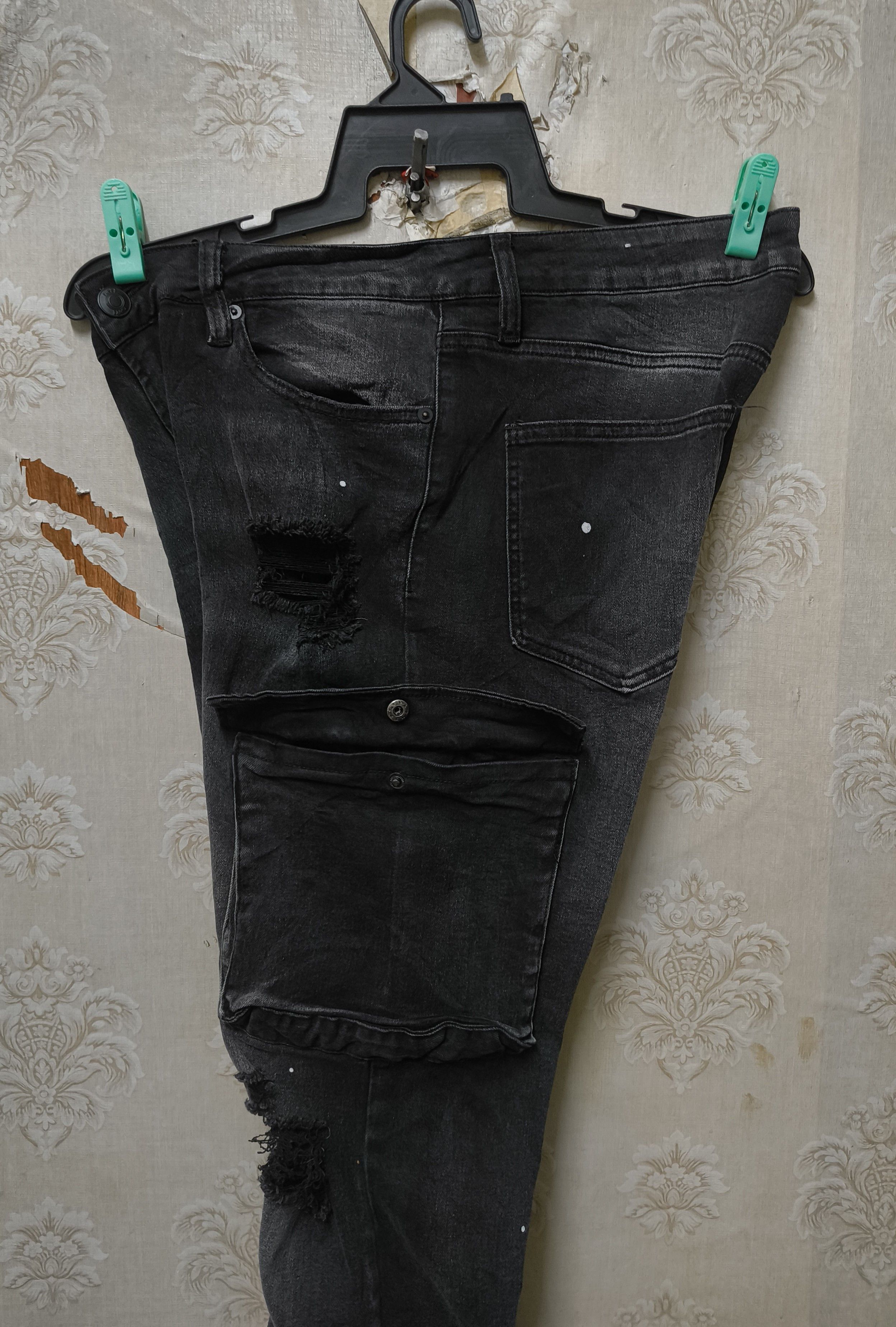 rue21 Rue21 Cargo Jeans Distressed denim Size US 34 / EU 50 - 8 Thumbnail