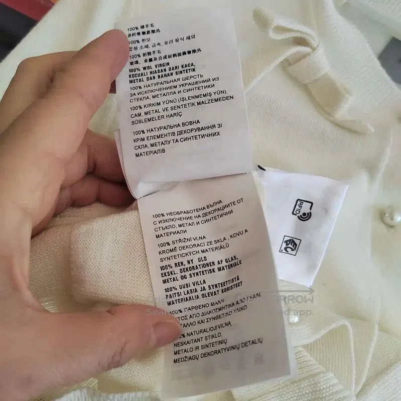Miu Miu Miu Miu White Silk Blend Sweater . Size M / US 6-8 / IT 42-44 - 7 Thumbnail