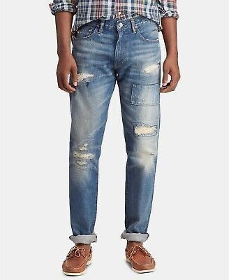Polo Ralph Lauren Polo Ralph Lauren ‘The Sullivan Slim” Distressed Jeans Size US 36 / EU 52 - 19 Thumbnail