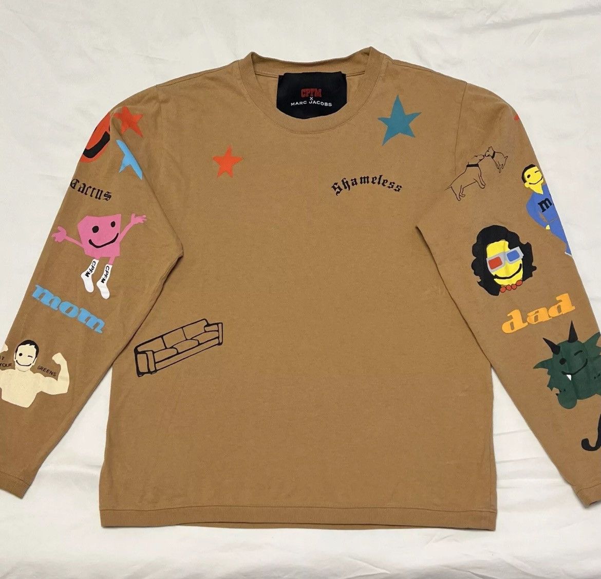 人気話題コラボ！CPFM x Marc Jacobs Tattoo LS Tee Black MARC JACOBS マークジェイコブス ×CPFM Tattoo LS Tee Black
