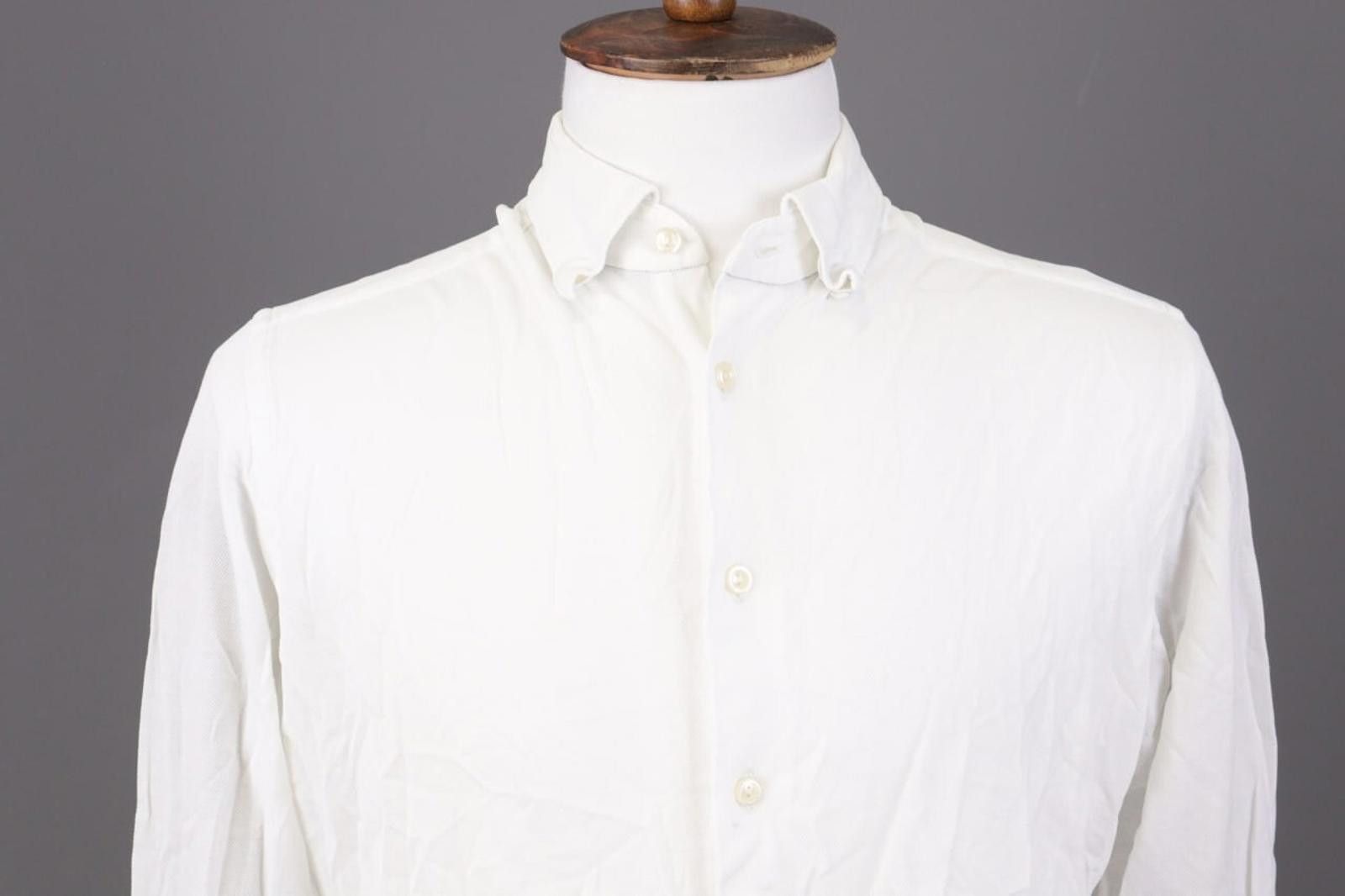 Eton Eton White Long Sleeve Button Down Casual Shirt Size XL Size US XL / EU 56 / 4 - 4 Thumbnail