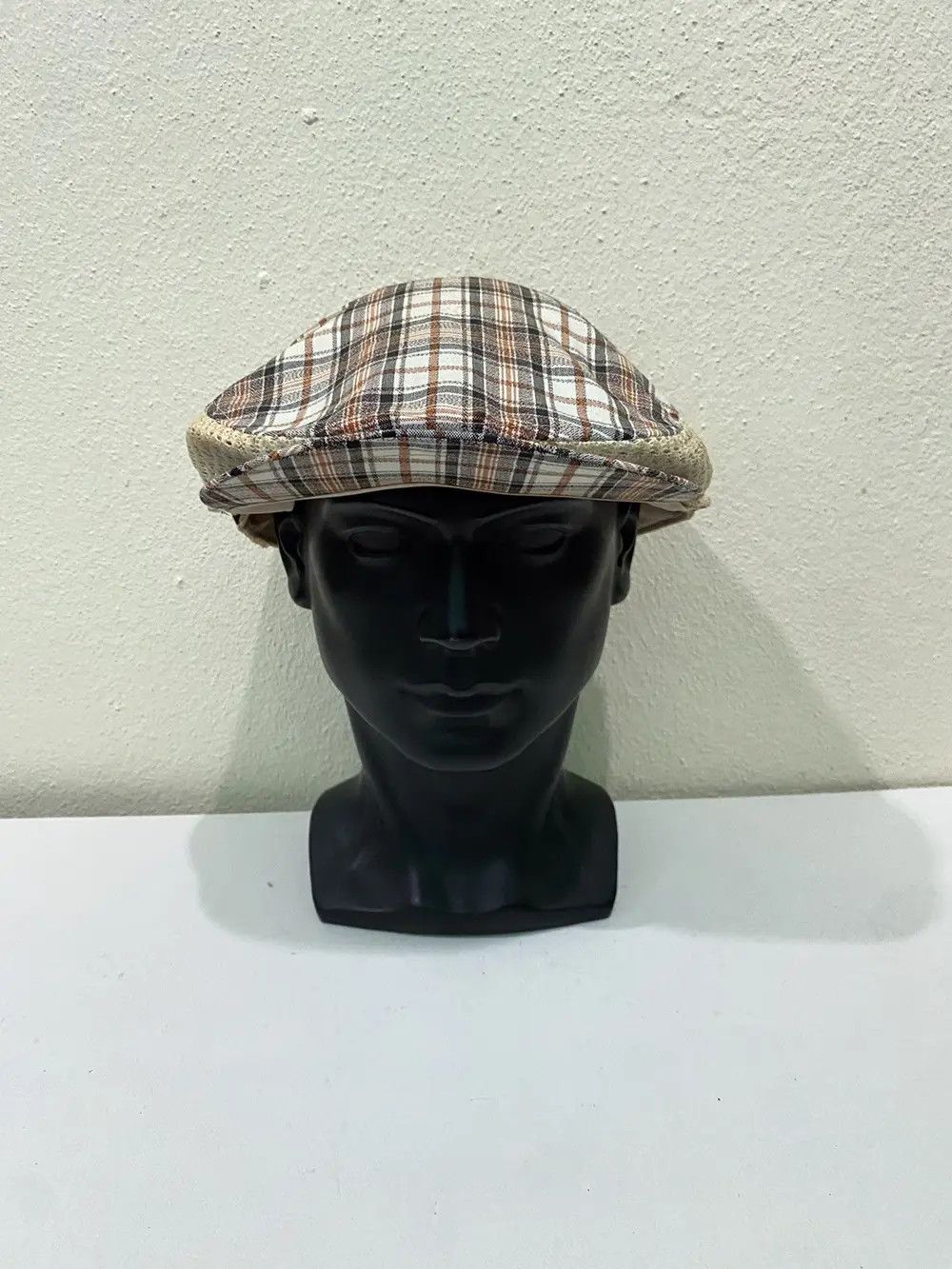 Japanese Brand × Vintage Japanese Brand Plaid Tartan Baretta Hat Size ONE SIZE - 2 Thumbnail