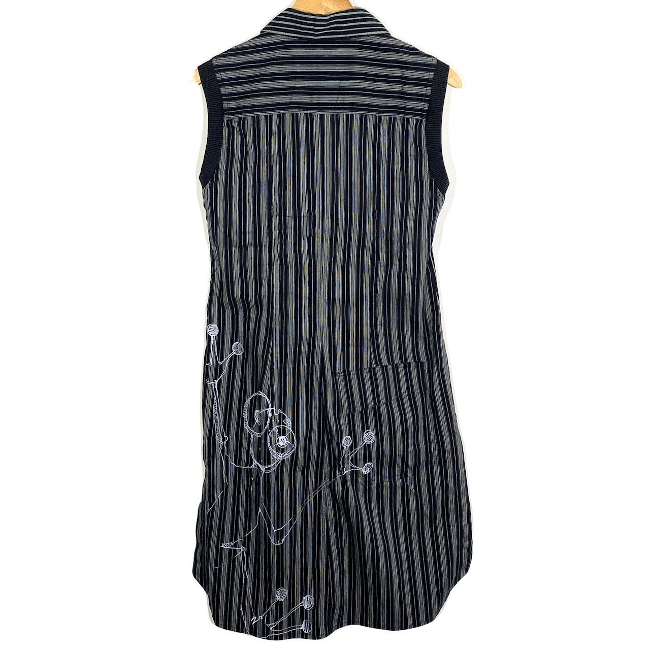 Cop Copine Robe Rayures Streetwear Cyber y2k Vintage 2000’s Cop Copine Size L / US 10 / IT 46 - 2 Thumbnail