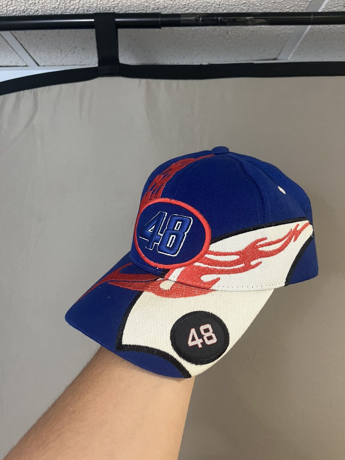 NASCAR 2003 Y2K Big Flames 88 Champion Hat Size ONE SIZE - 2 Thumbnail