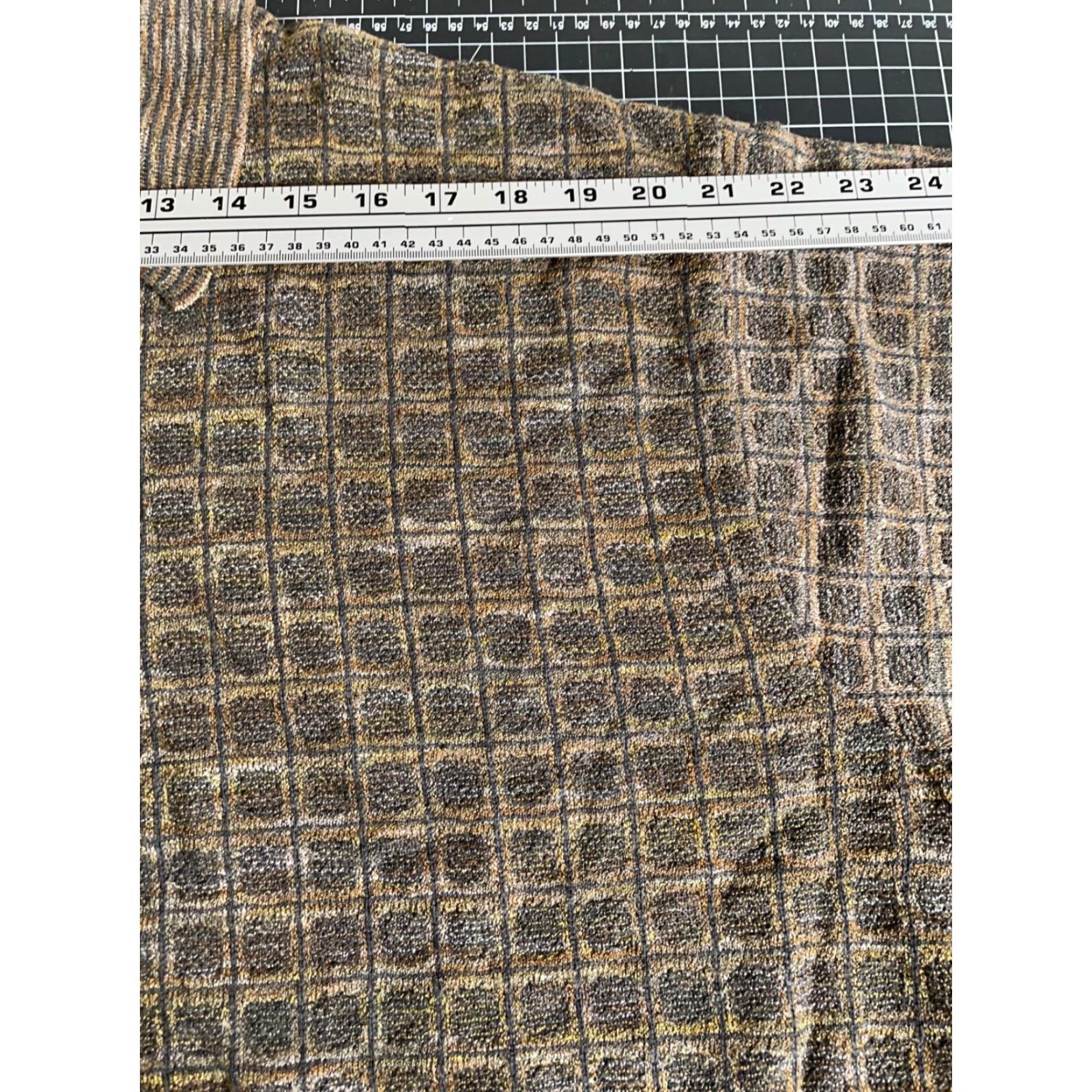 Vintage Preswick & Moore Wool Blend Sweater Men's XL Brown Textured Knit Italy Made Size US XL / EU 56 / 4 - 7 Thumbnail