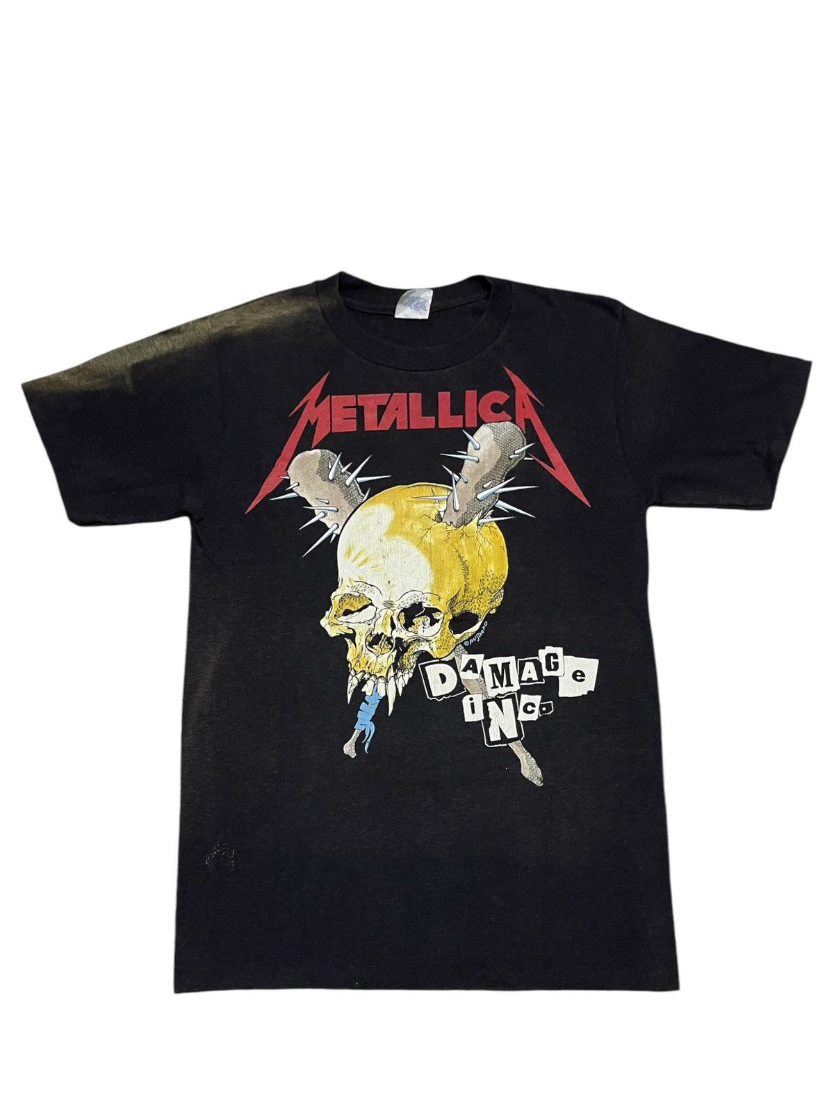 Vintage 80’s Metallica Pushead Tees