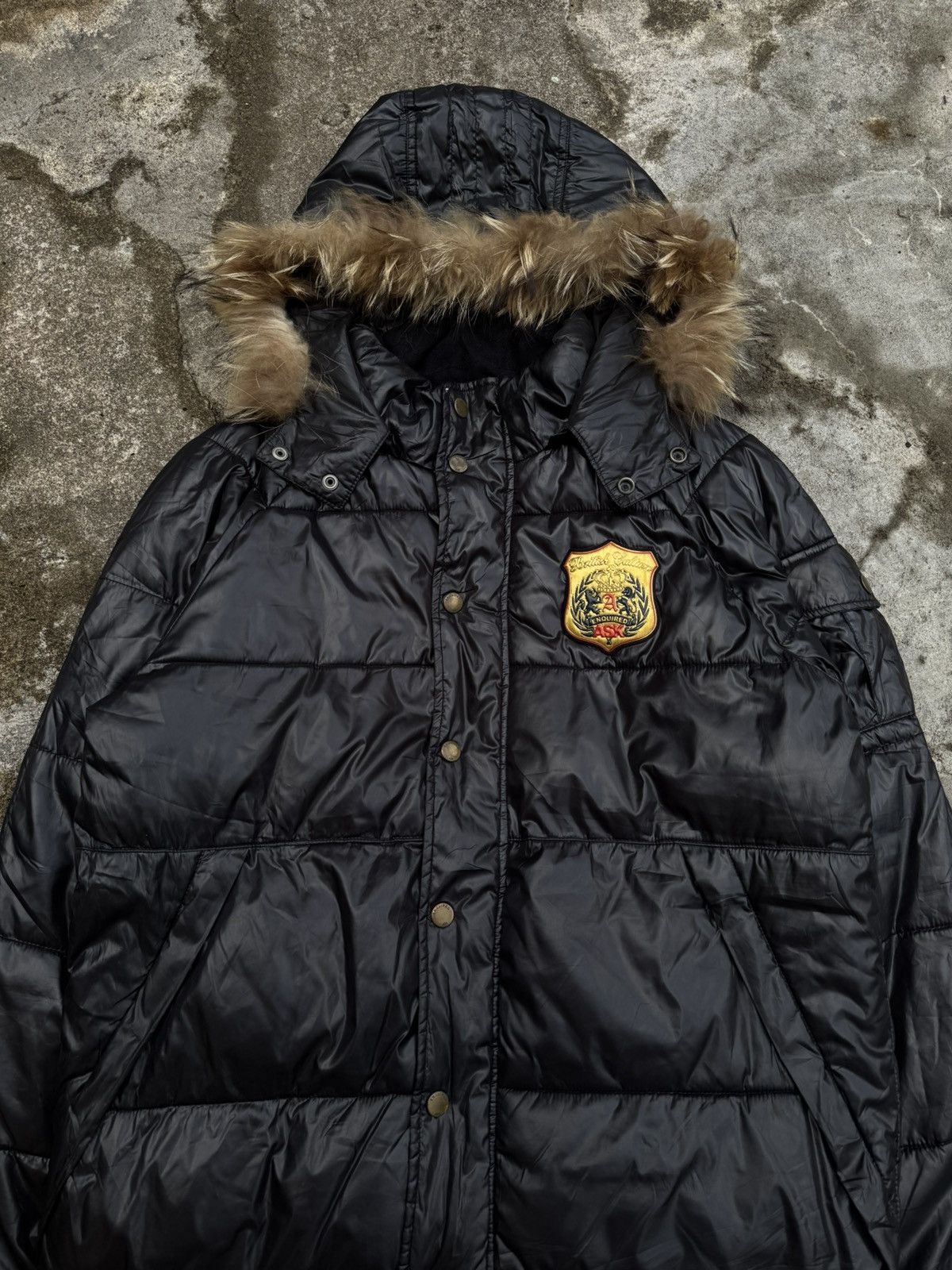 Rare Fur Jacket archive L.G.B風 label 00s L.G.B Early 00s Raccoon