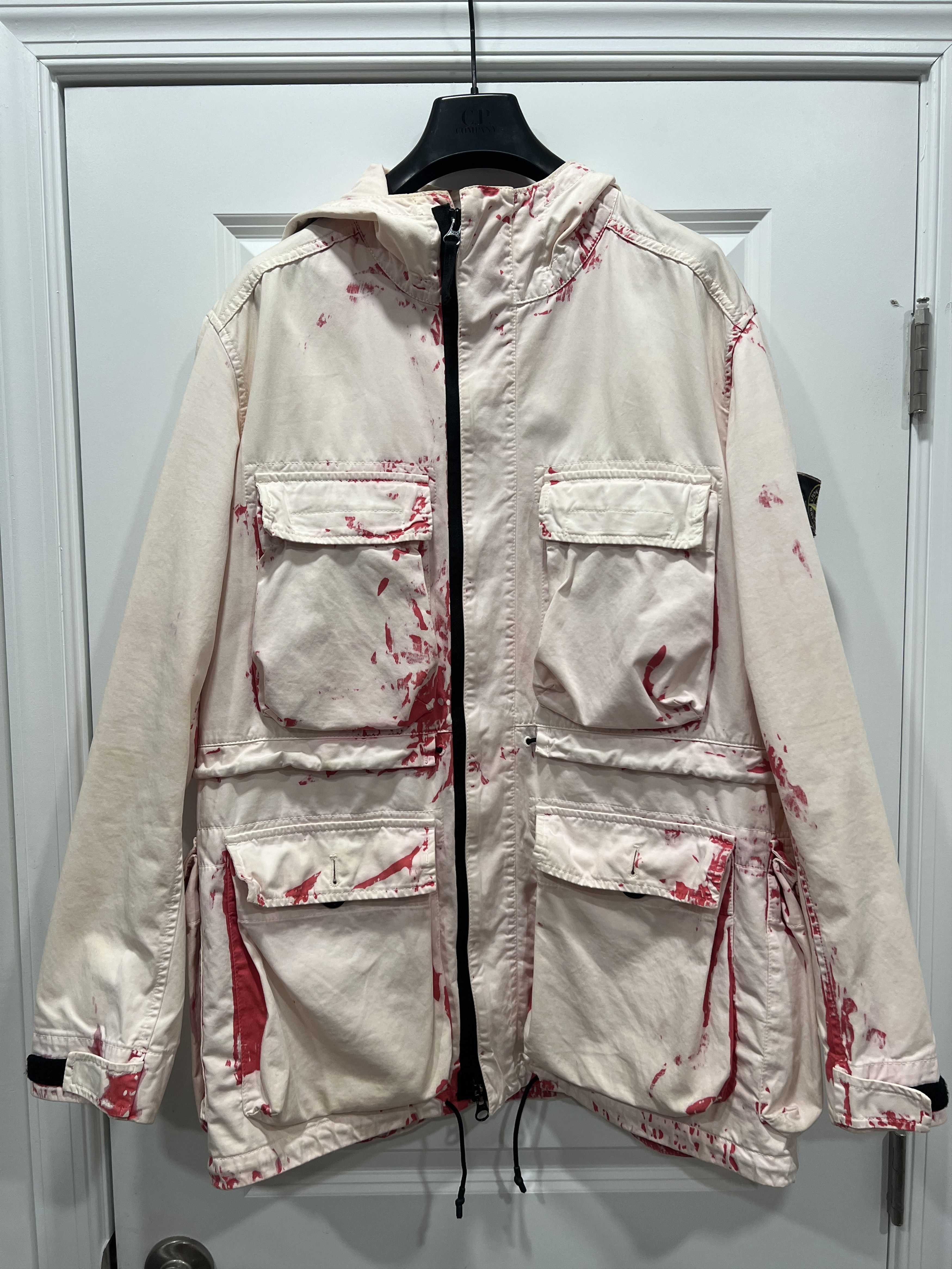 STONE ISLAND 17ss Hand Corrosion Parka