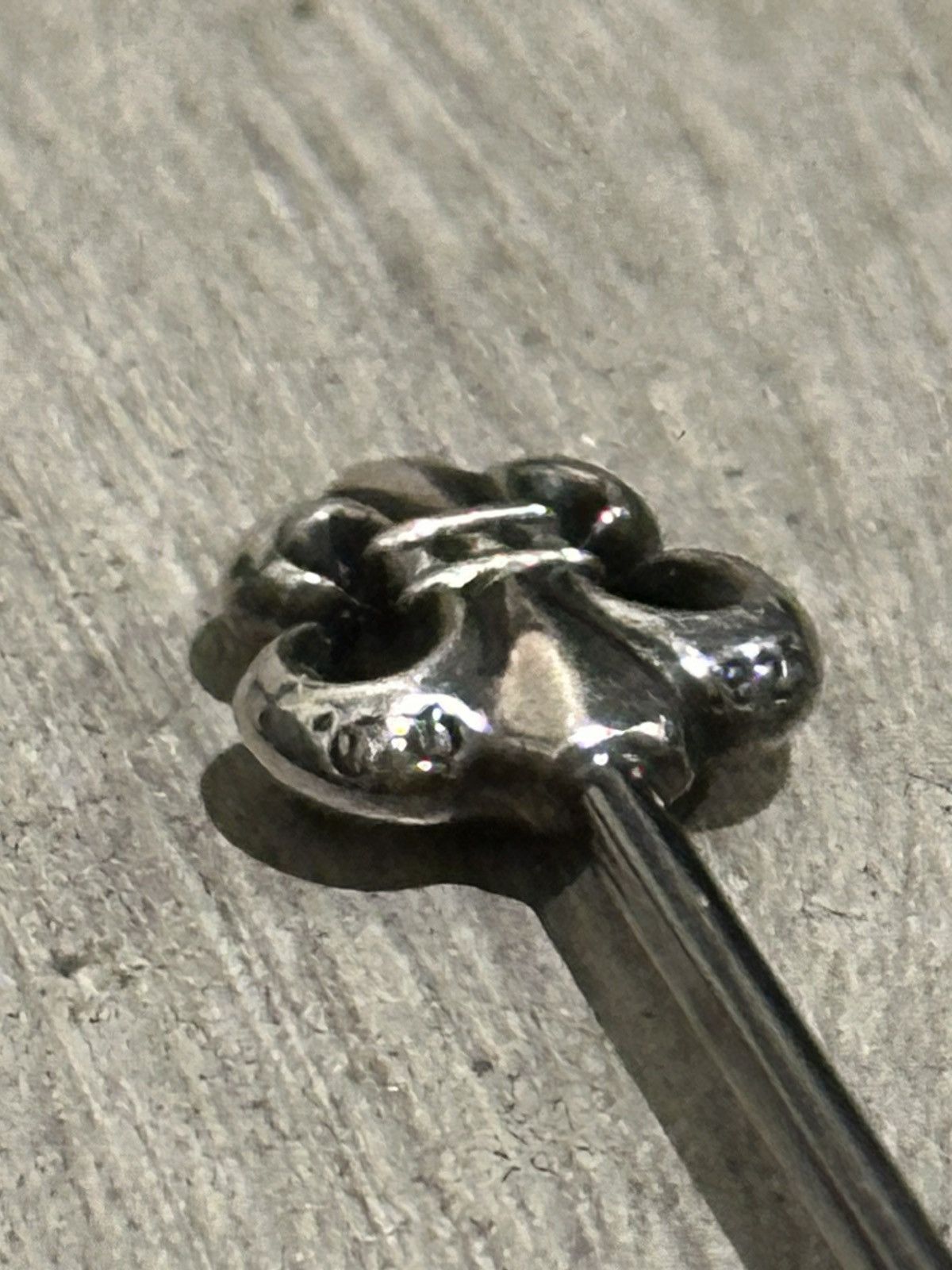 Chrome Hearts CH Fleur De Lis Lapel Pin Size ONE SIZE - 4 Thumbnail