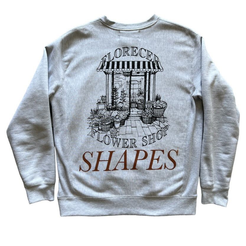 image of Shapes Flower Shop Sweater in Grey, Men's (Size Large)