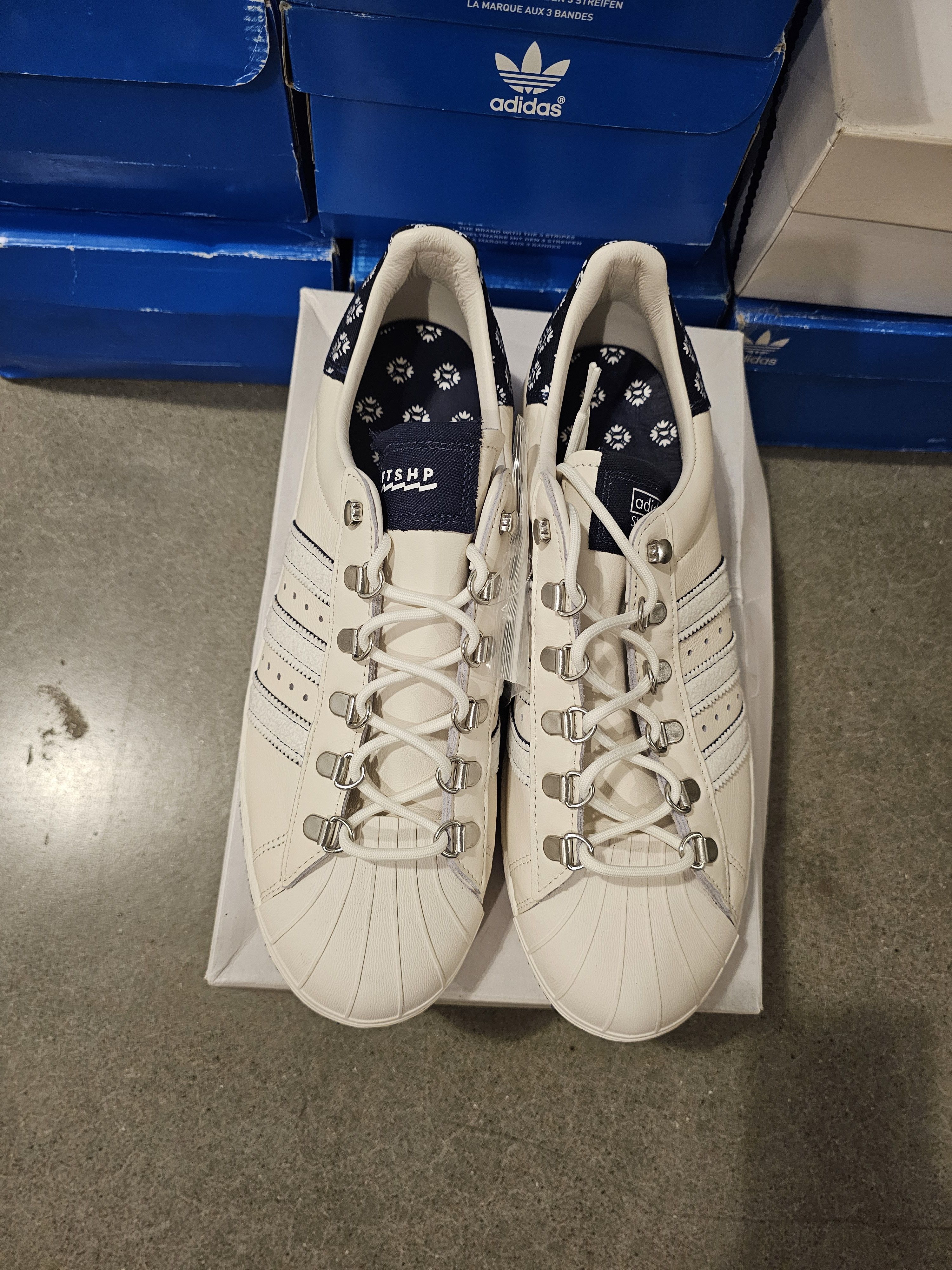 Adidas Adidas x Footshop Blueprinting Sneakers Size US 11.5 / EU 44-45 - 5 Thumbnail