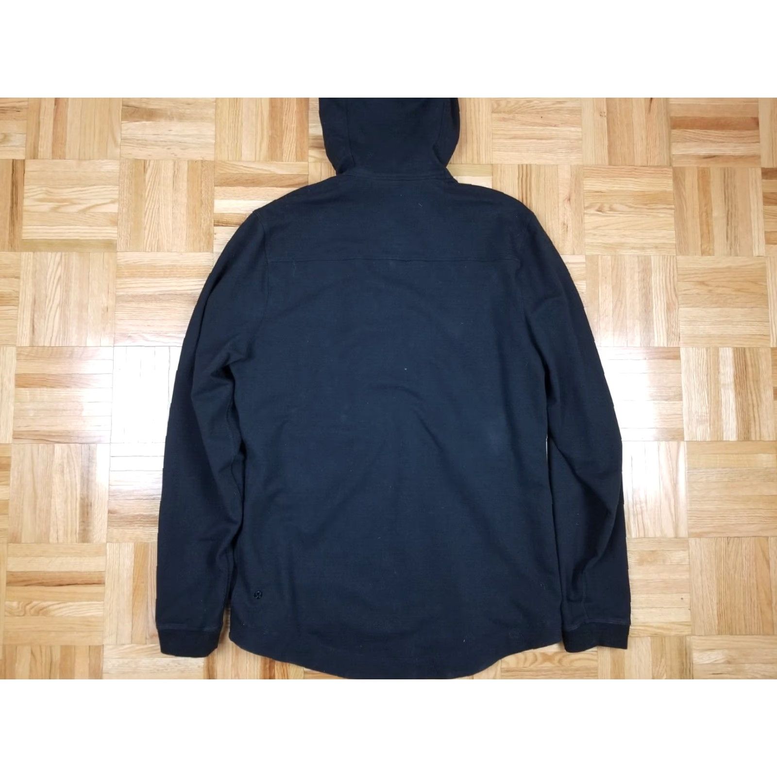 Lululemon VINTAGE Lululemon YOGA BLACK Full Zip Up Hoodie MEN'S LARGE Shirt Adult Large Black Cotton Size US L / EU 52-54 / 3 - 6 Thumbnail