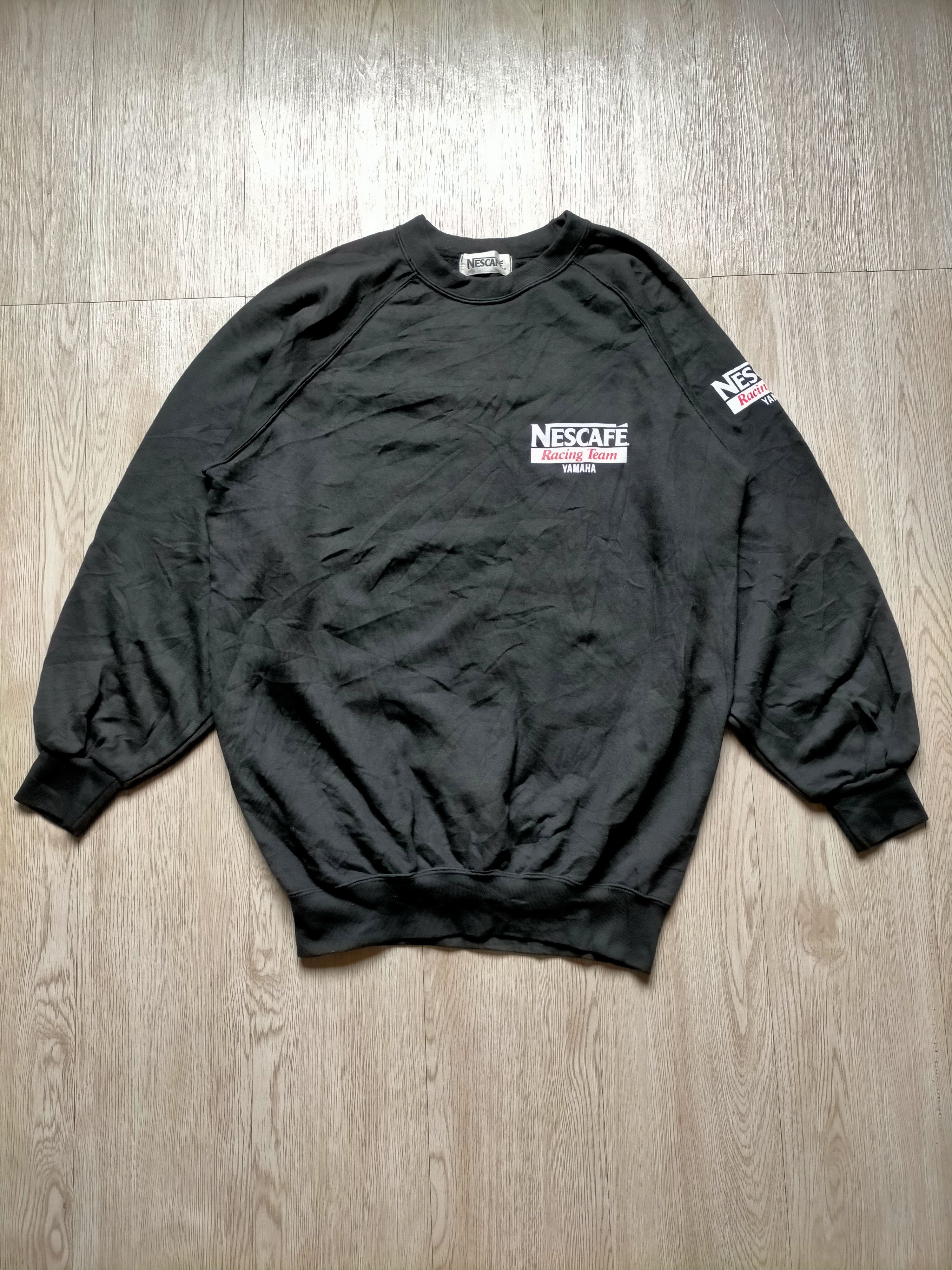 Yamaha Vintage 90s Team Yamaha Nescafe Sweatshirt Size US M / EU 48-50 / 2 - 9 Thumbnail