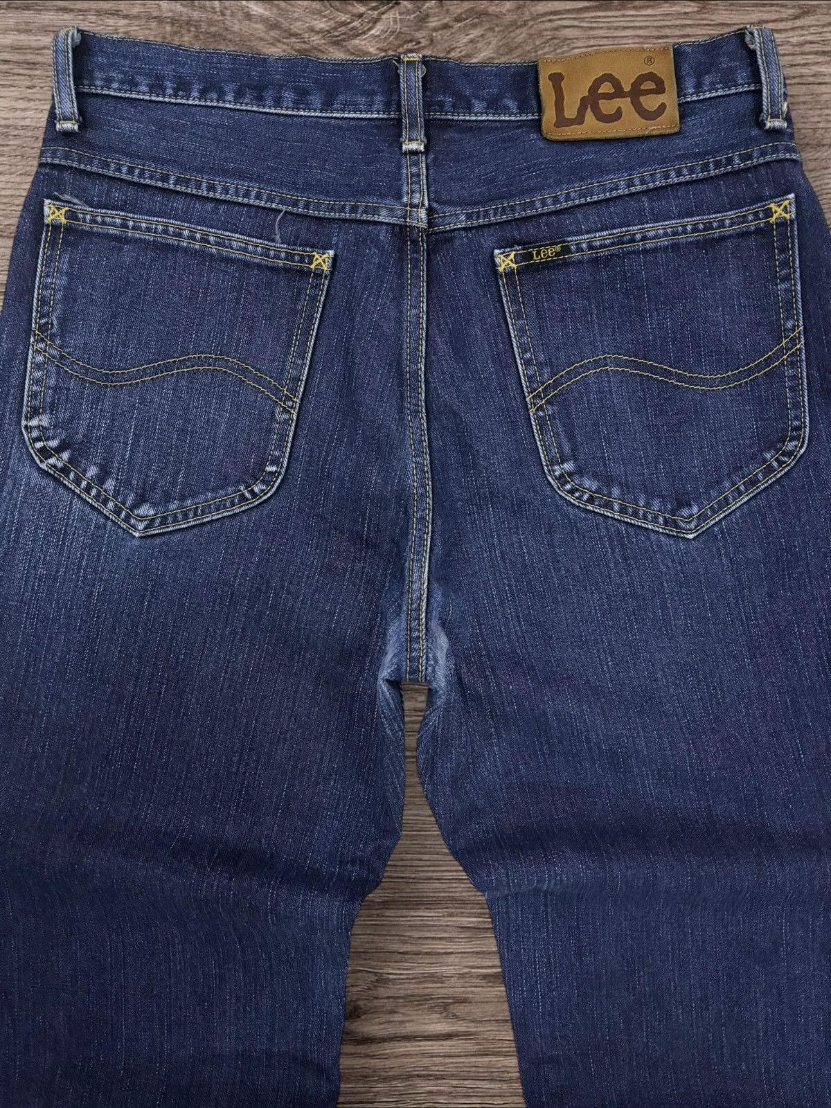 Japan Blue Jeans Lee Riders Japan LEE Relaxed Straight Fit Jeans Size US 33 - 6 Thumbnail