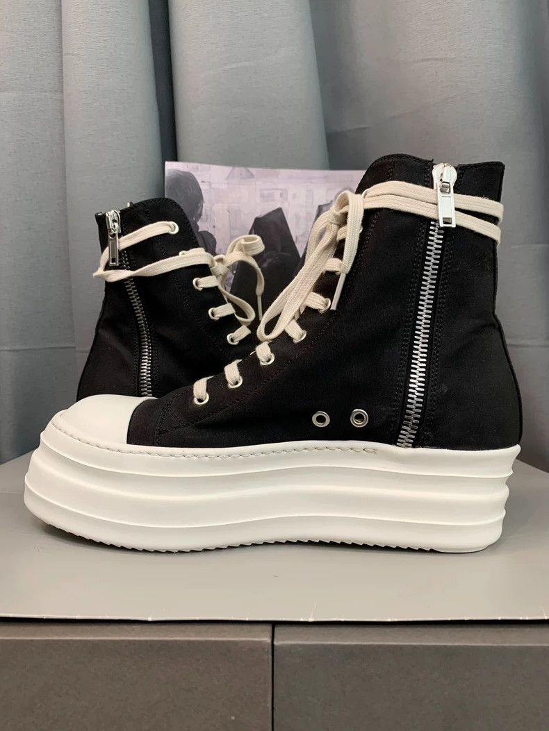 Rick Owens Rick Owens Thick-soled waxed material casual shoes Size US 9.5 / EU 42-43 - 6 Thumbnail
