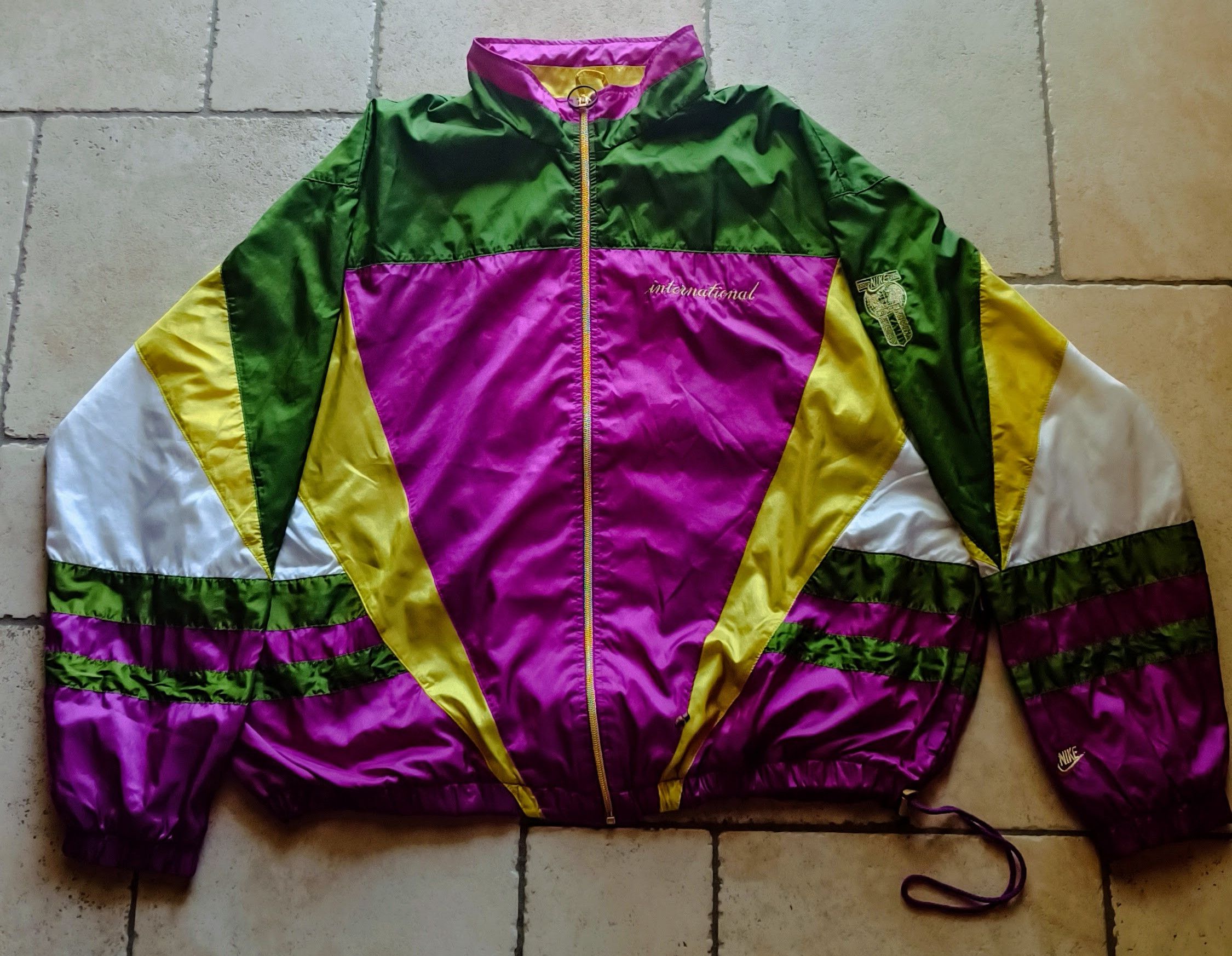 Nike Nike 90s Vintage Tracksuit Set – XXL – Purple/Green Size US XXL / EU 58 / 5 - 1 Thumbnail