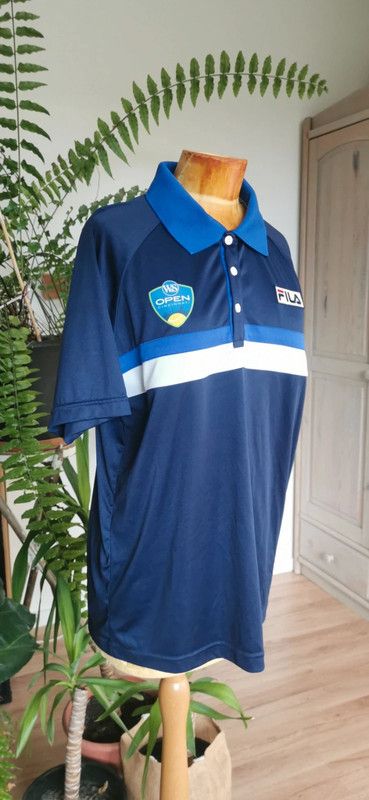 Fila Fila W&S Western Southern Open Cincinnati Polo Shirt size L. Size US L / EU 52-54 / 3 - 7 Thumbnail