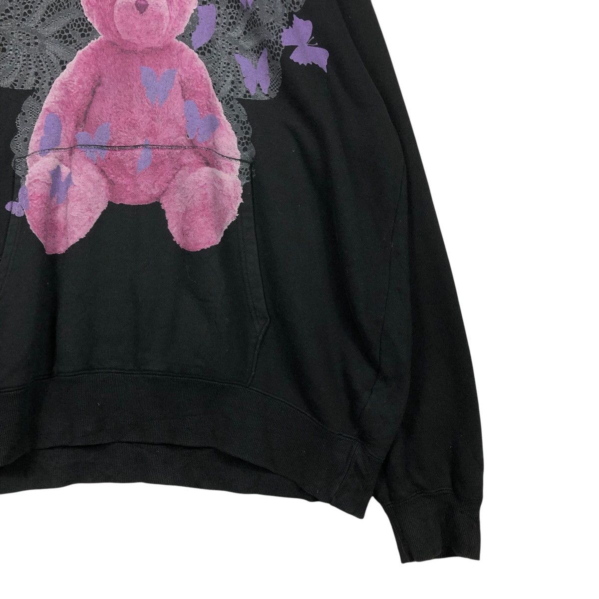 Japanese Brand WRouge Gothic Pink Bear Hoodie — Y2K Dark Fairycore Size US M / EU 48-50 / 2 - 6 Thumbnail